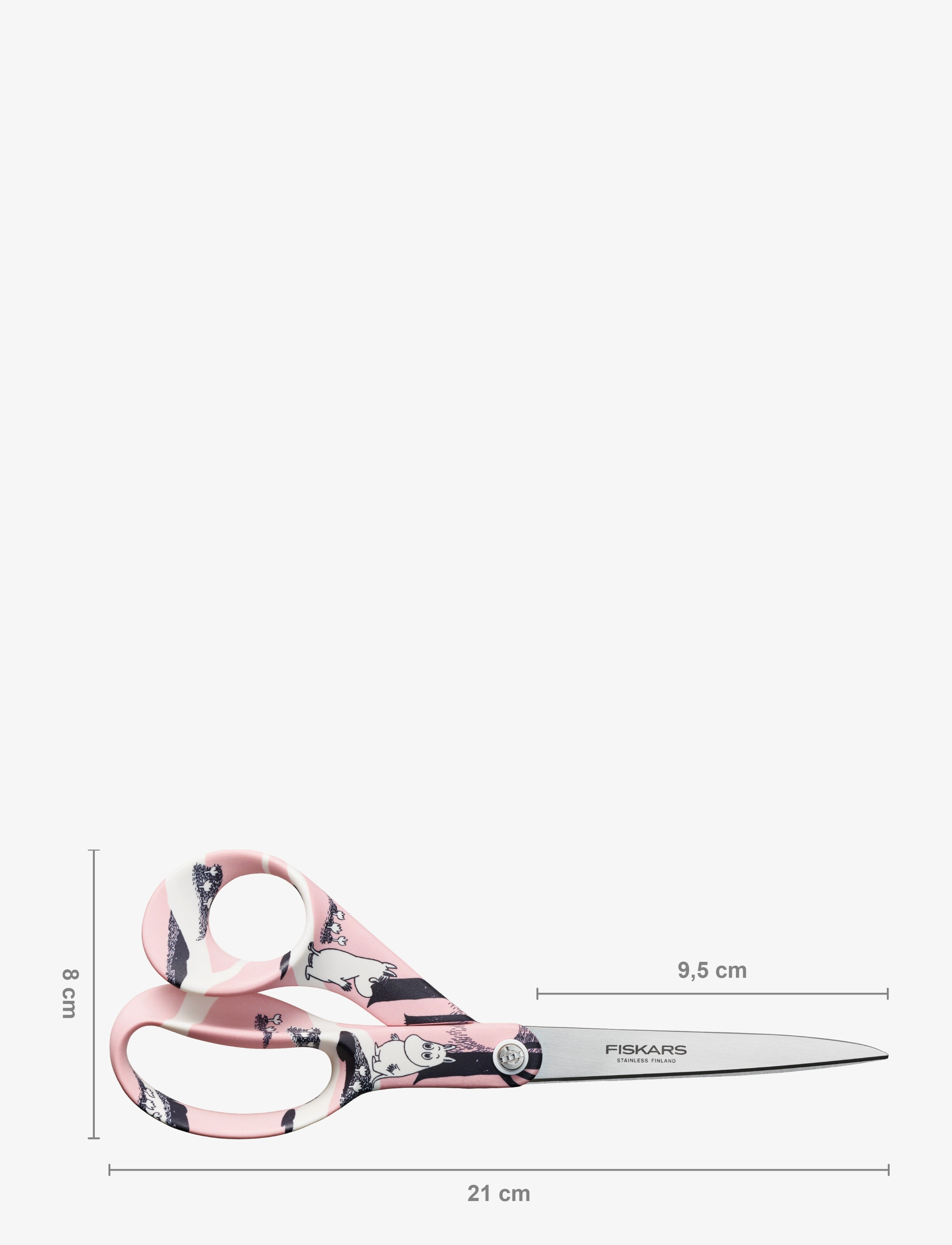Fiskars - Moomin gen pur scissors 21cm Love box - pink - 2