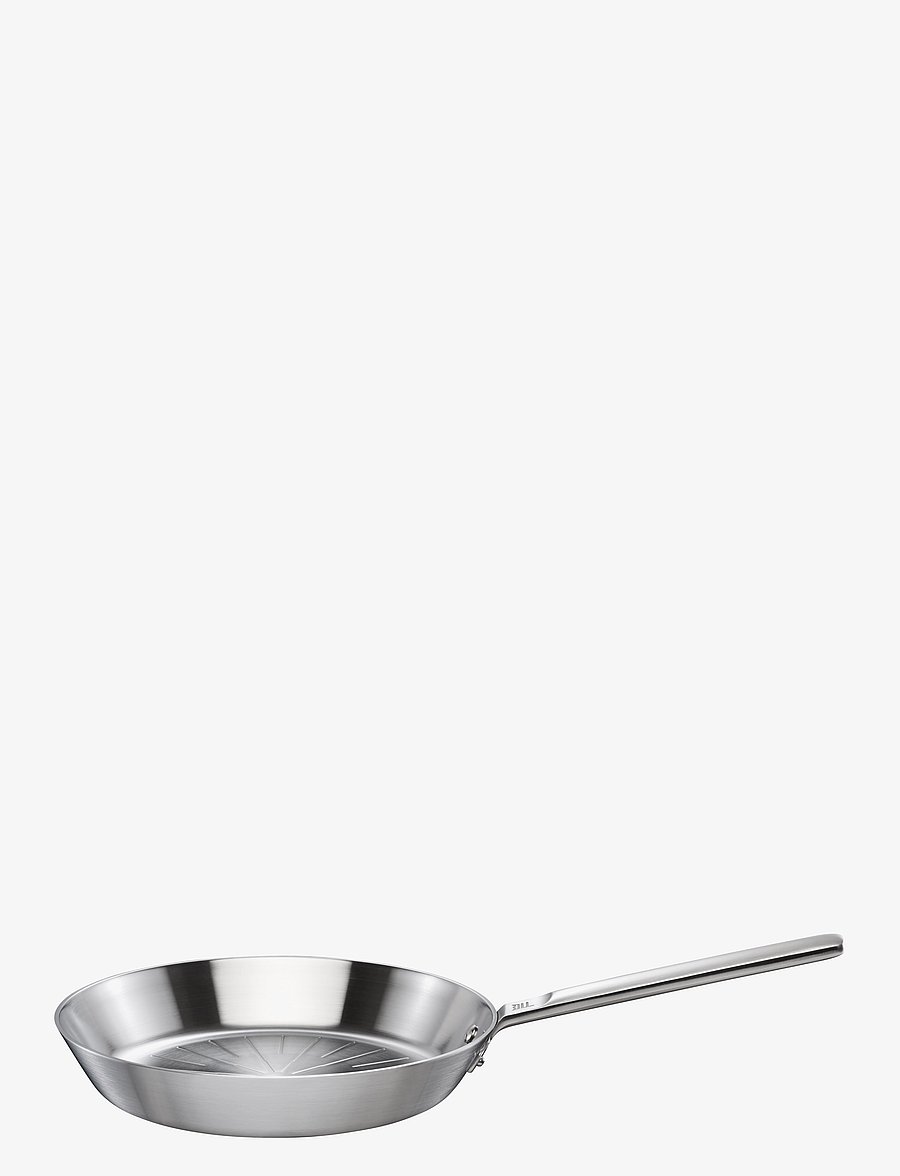 Fiskars - Norden Steel Frying Pan 28cm Uncoated - praepannid ja pannid - stainless steel - 0