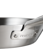 Fiskars - Norden Steel Frying Pan 28cm Uncoated - najniższe ceny - stainless steel - 9
