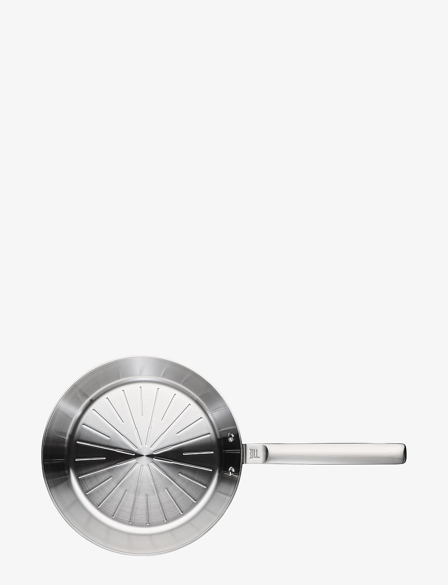 Fiskars - Norden Steel Frying Pan 28cm Uncoated - praepannid ja pannid - stainless steel - 3