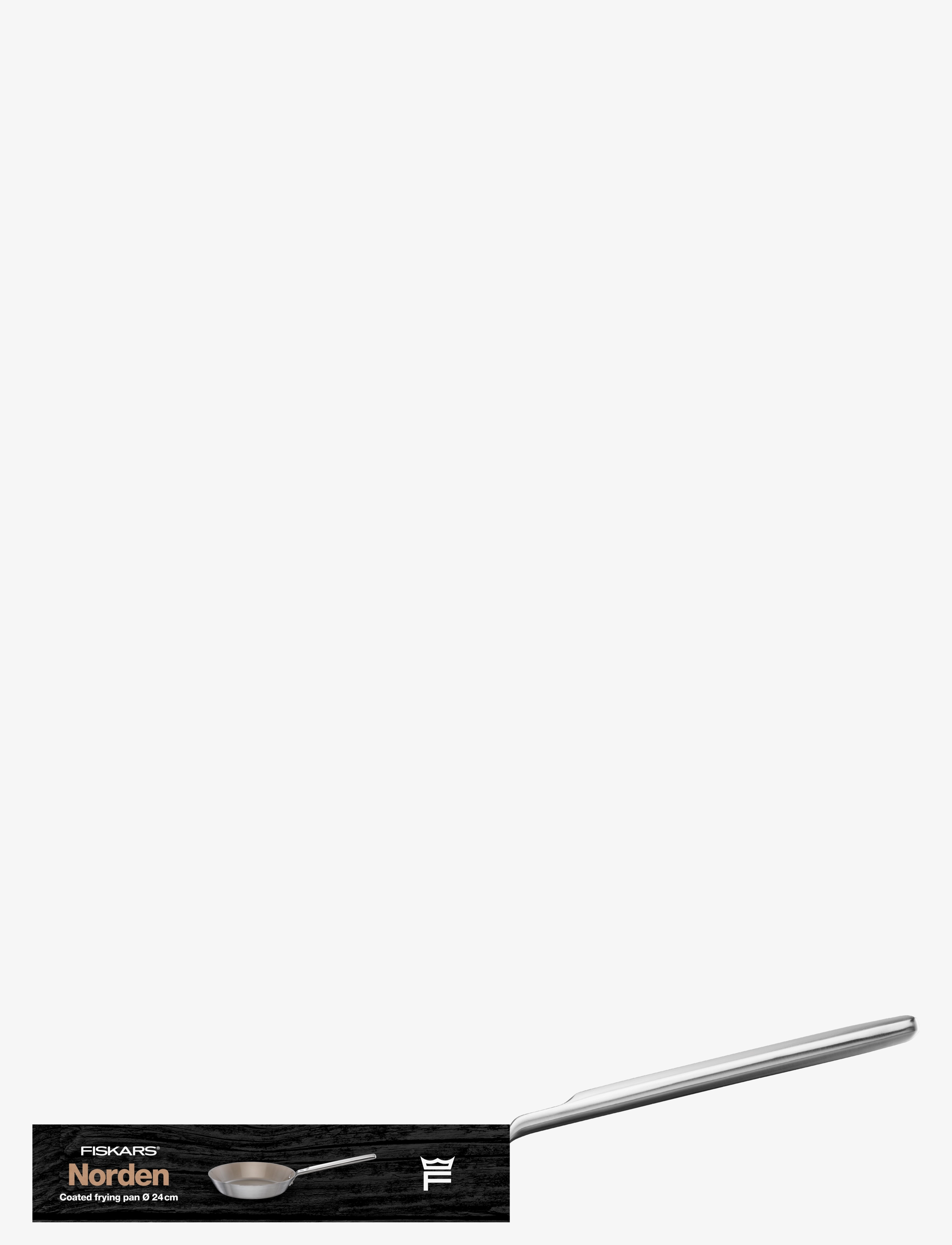 Fiskars - Norden Steel Frying Pan 24cm Coated - bratpfannen - stainless steel - 5