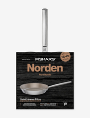 Fiskars - Norden Steel Frying Pan 28cm Coated - paistinpannut - stainless steel - 4