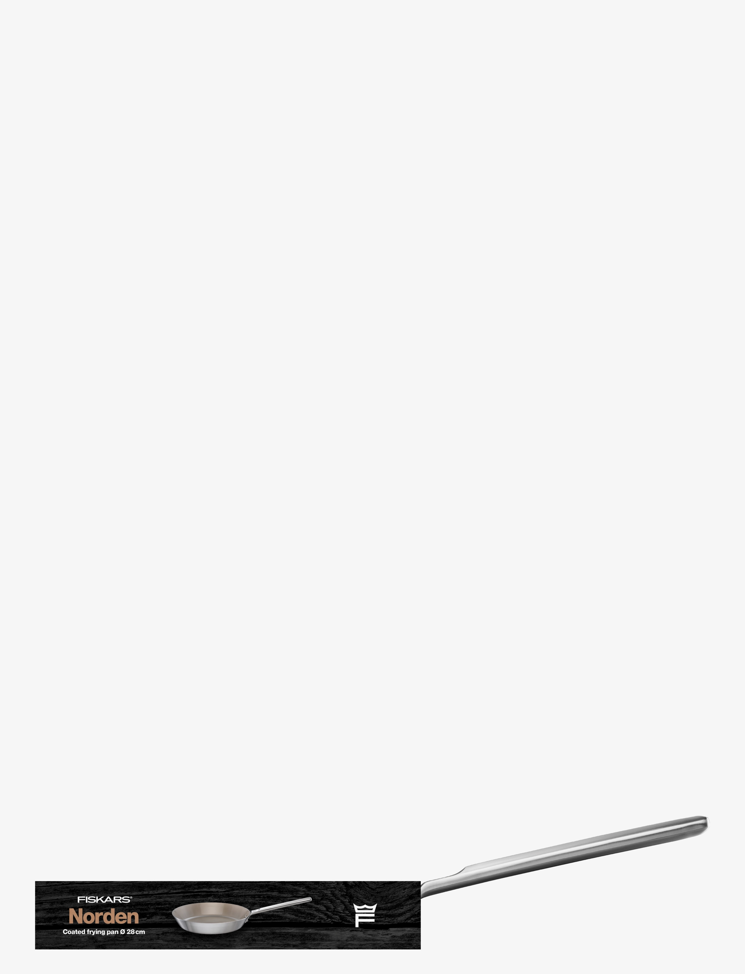 Fiskars - Norden Steel Frying Pan 28cm Coated - stegepander - stainless steel - 5