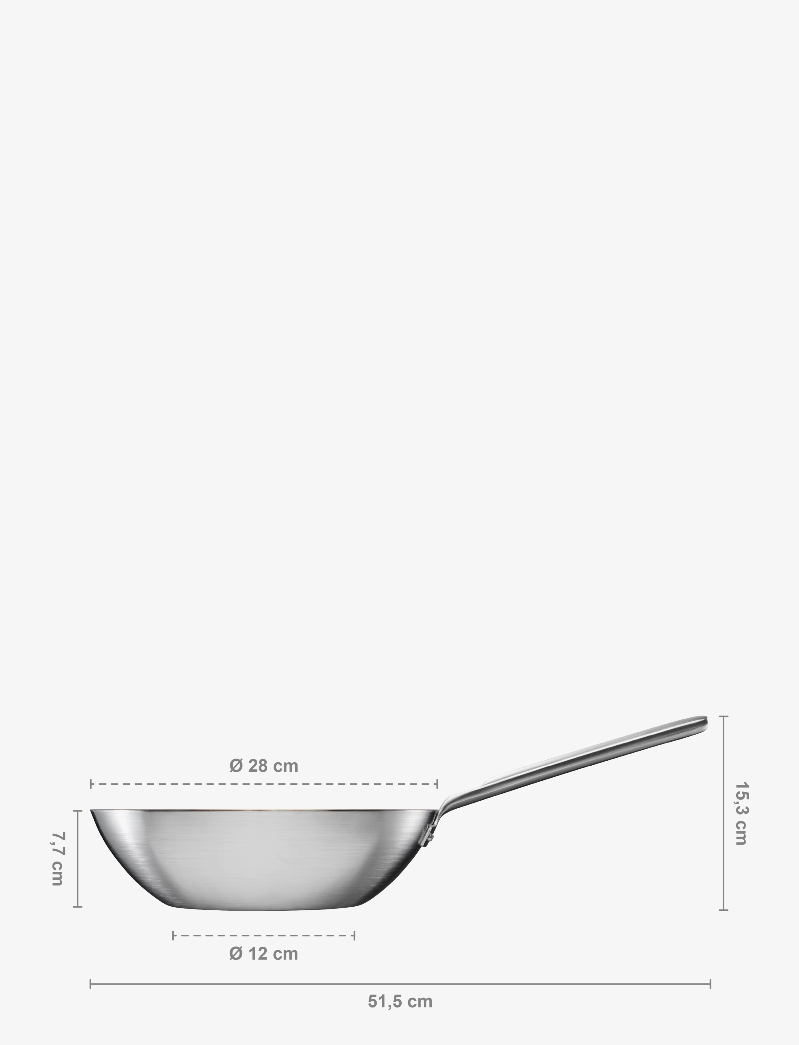 Fiskars - Norden Steel Wok 28cm Coated - stainless steel - 1