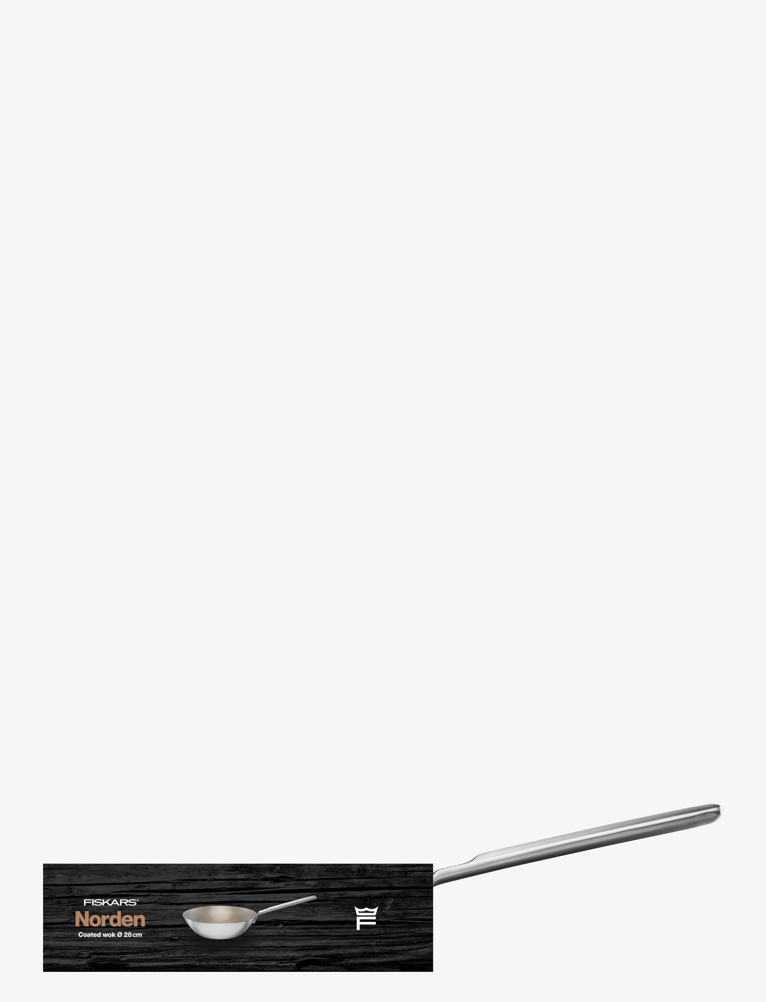 Fiskars - Norden Steel Wok 28cm Coated - stainless steel - 5