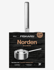 Fiskars - Norden Steel Saucepan 2.5L Uncoated - kasseroller - stainless steel - 4