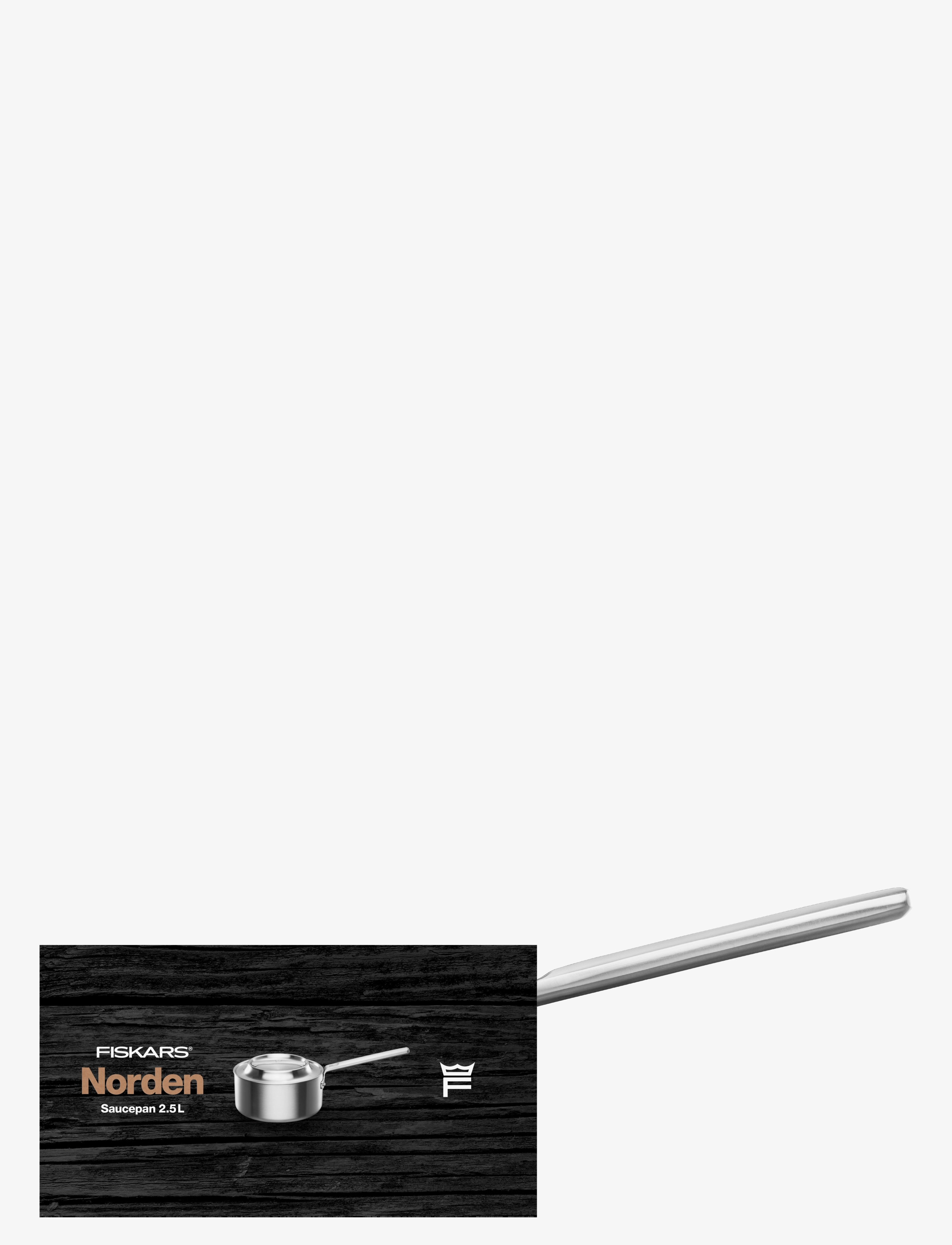 Fiskars - Norden Steel Saucepan 2.5L Uncoated - stainless steel - 5
