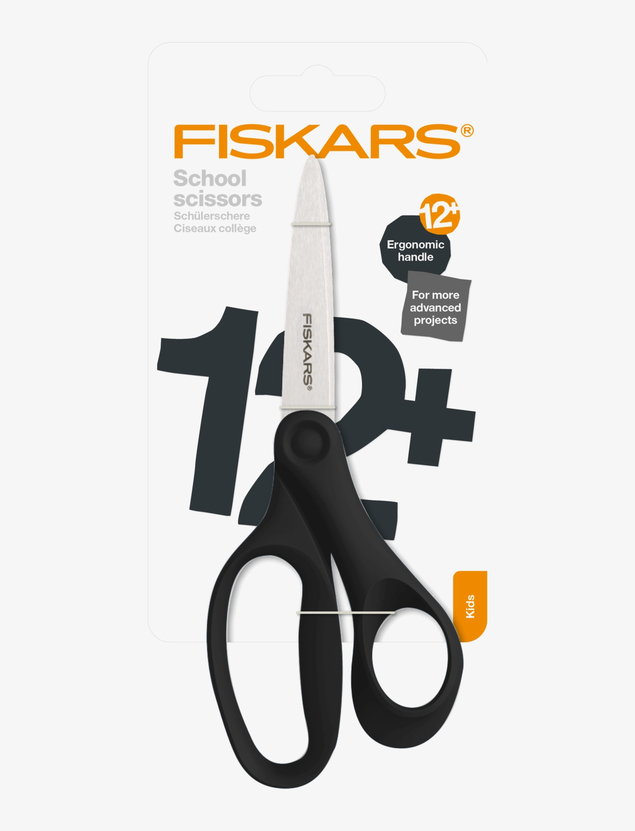 Fiskars - STUD Scissors 18cm  6/36 16L - zemākās cenas - black - 3