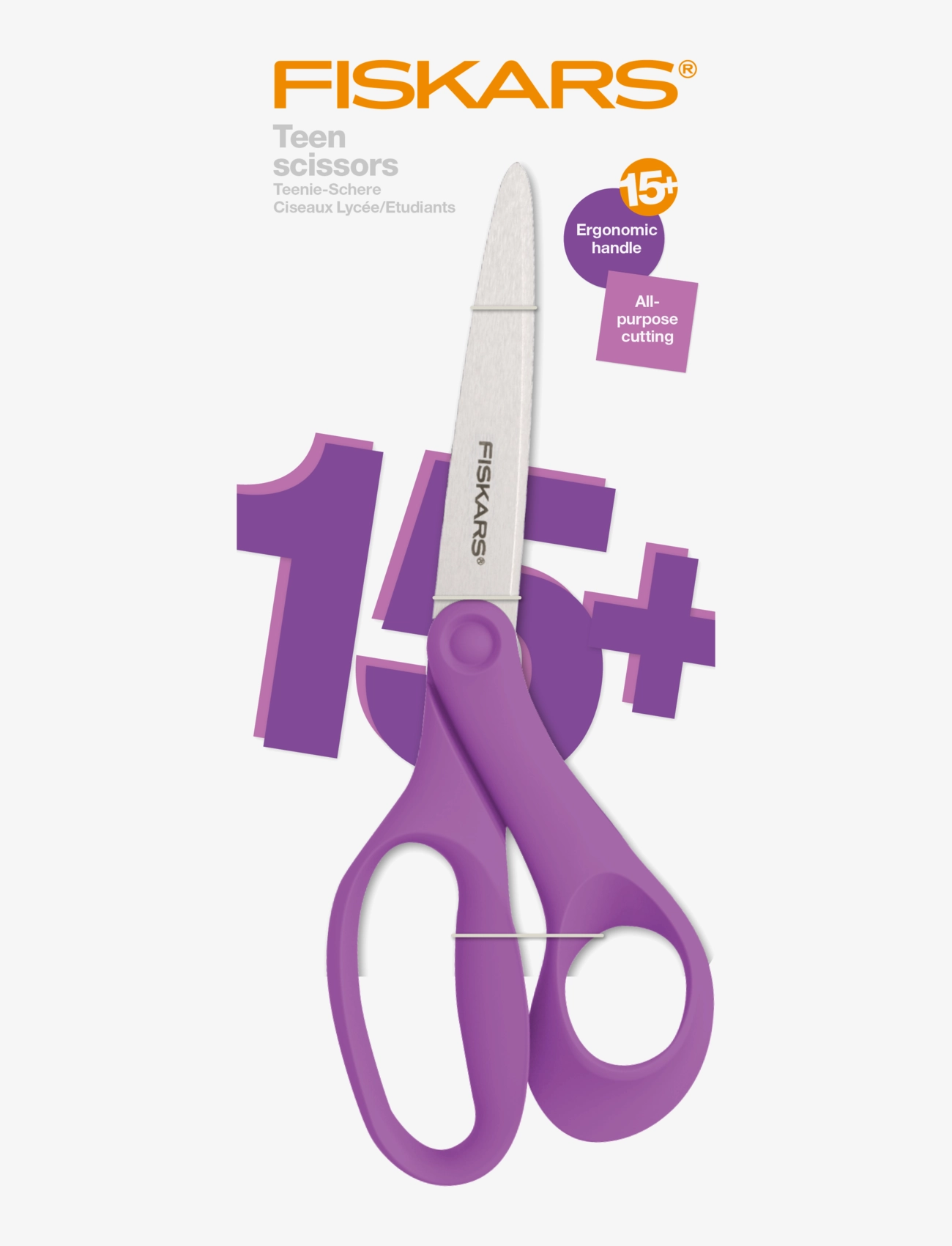 Fiskars - GRAD Teen Scissors 20cm  16L - purple - 4