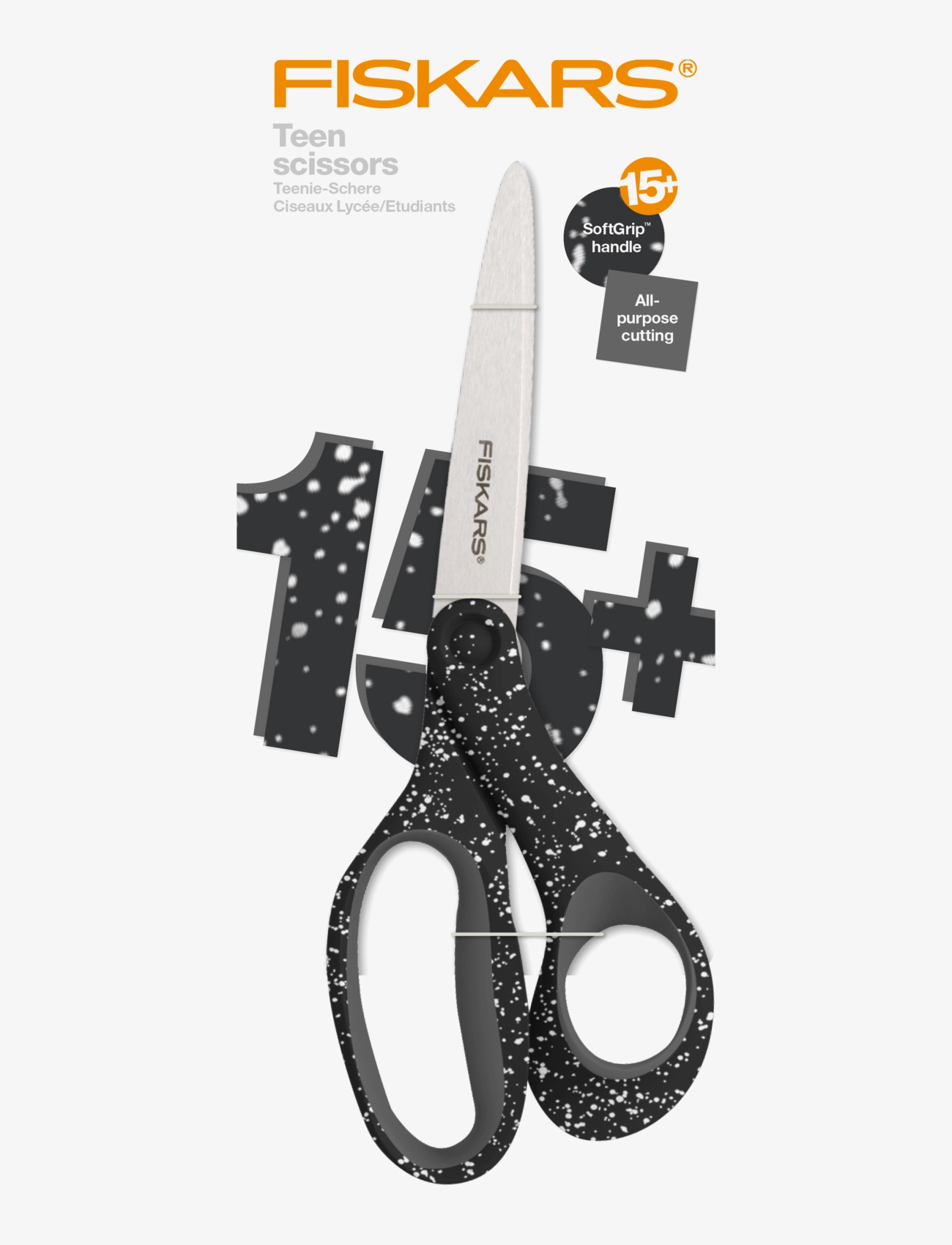 Fiskars - GRAD Teen SPRAY Scissors 20cm  SG - black - 5