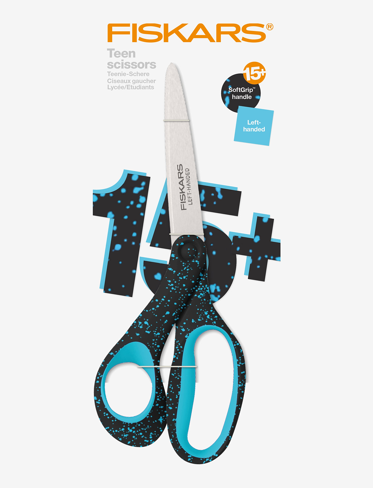 Fiskars - GRAD SPRAY Scissors 20cm Teal Left SG - laveste priser - turquoise - 1