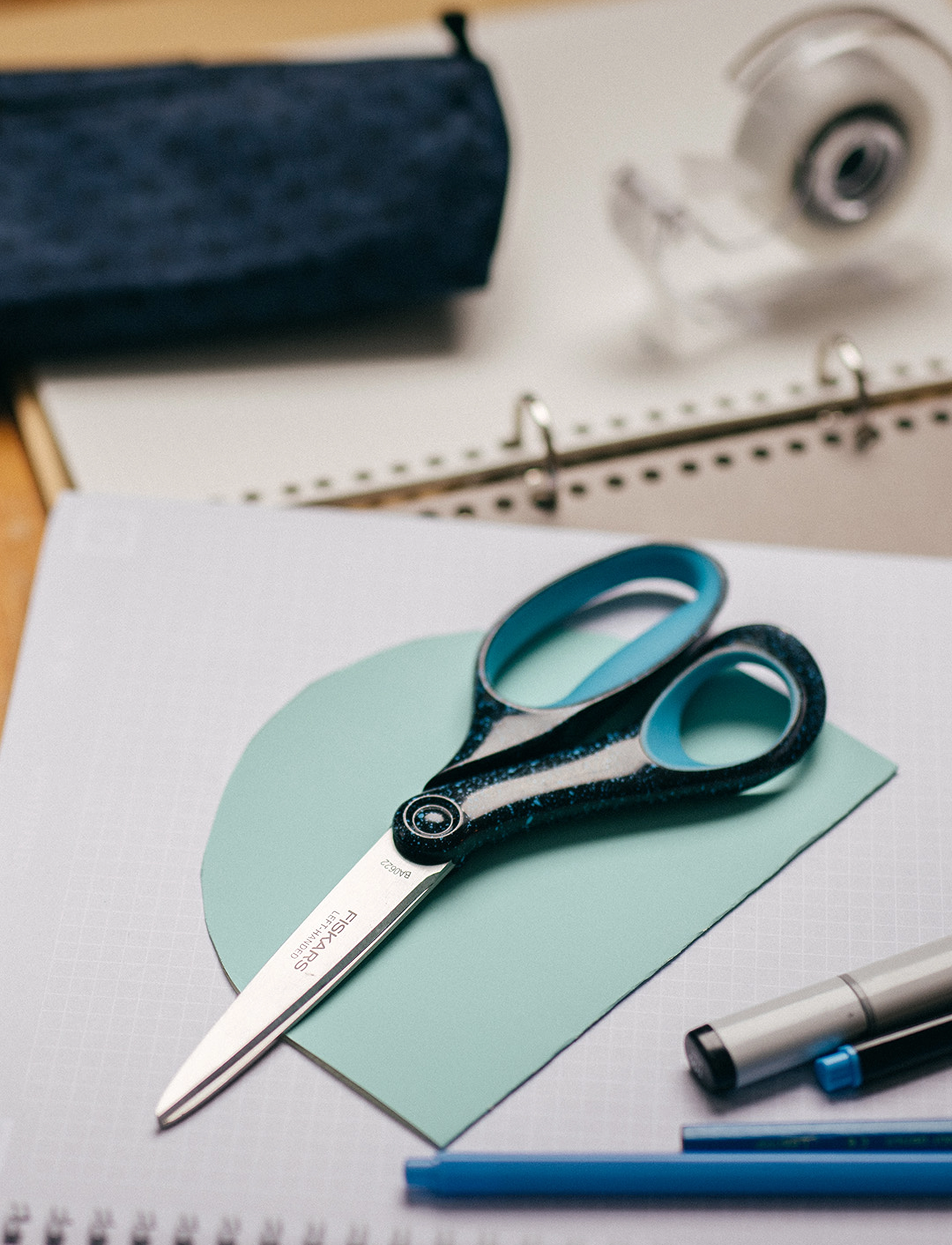 Fiskars - GRAD SPRAY Scissors 20cm Teal Left SG - laveste priser - turquoise - 3