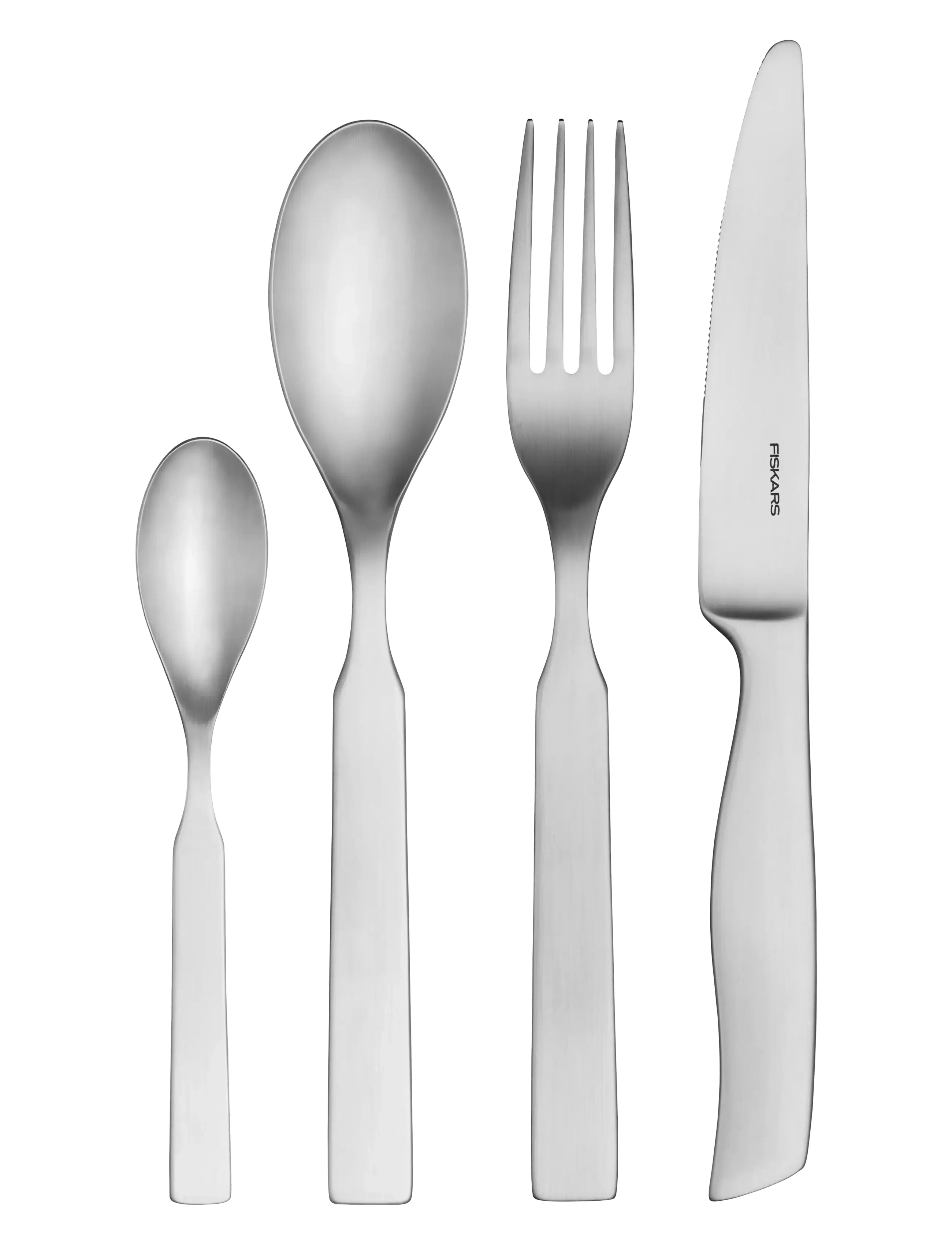 Fiskars All Steel Main Cutlery Gift Box 24Set, Bestiksæt, Sølv, Str: 24 PCS