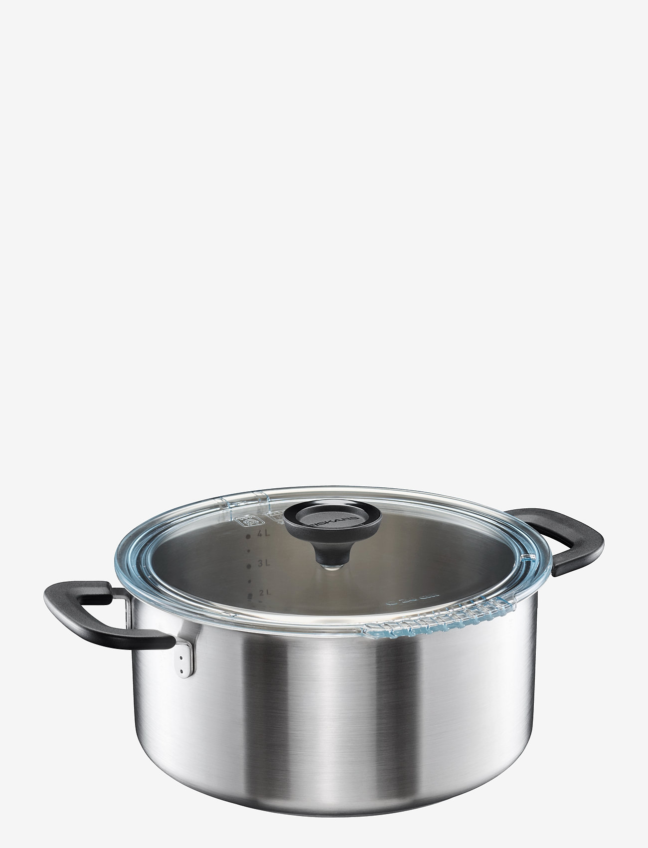 Fiskars - FF casserole 5,0L new lid - grytor - multi-colored - 1