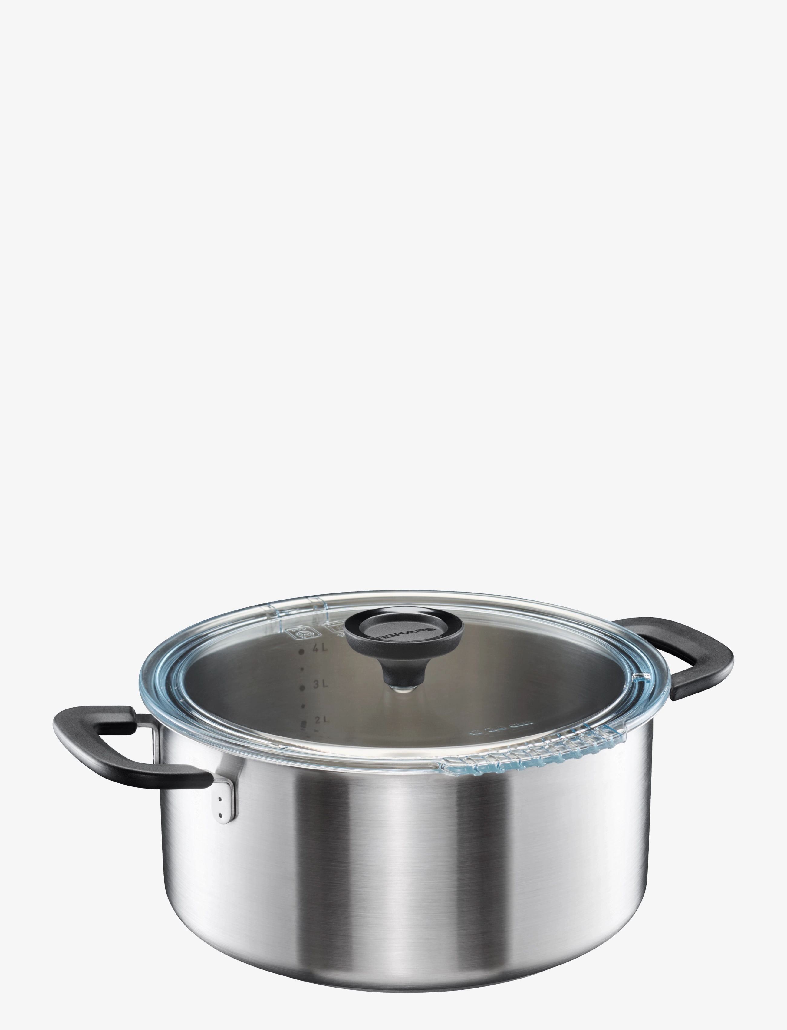 Fiskars - FF casserole 5,0L new lid - pots - multi-colored - 2