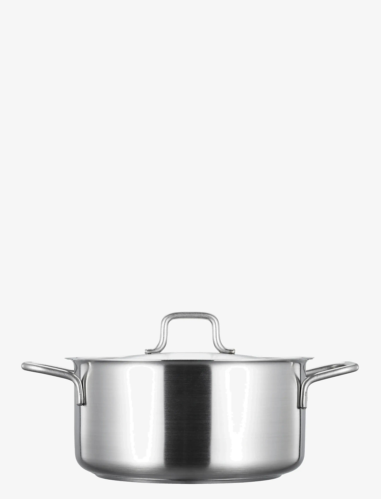 Fiskars - MC Casserole Set w/Steel Lids 3pc - grydesæt & kasserollesæt - silver - 3