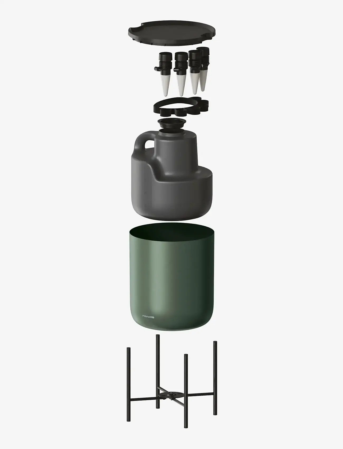 Fiskars - Plant Care Watering System - garden accessories - green / black - 2