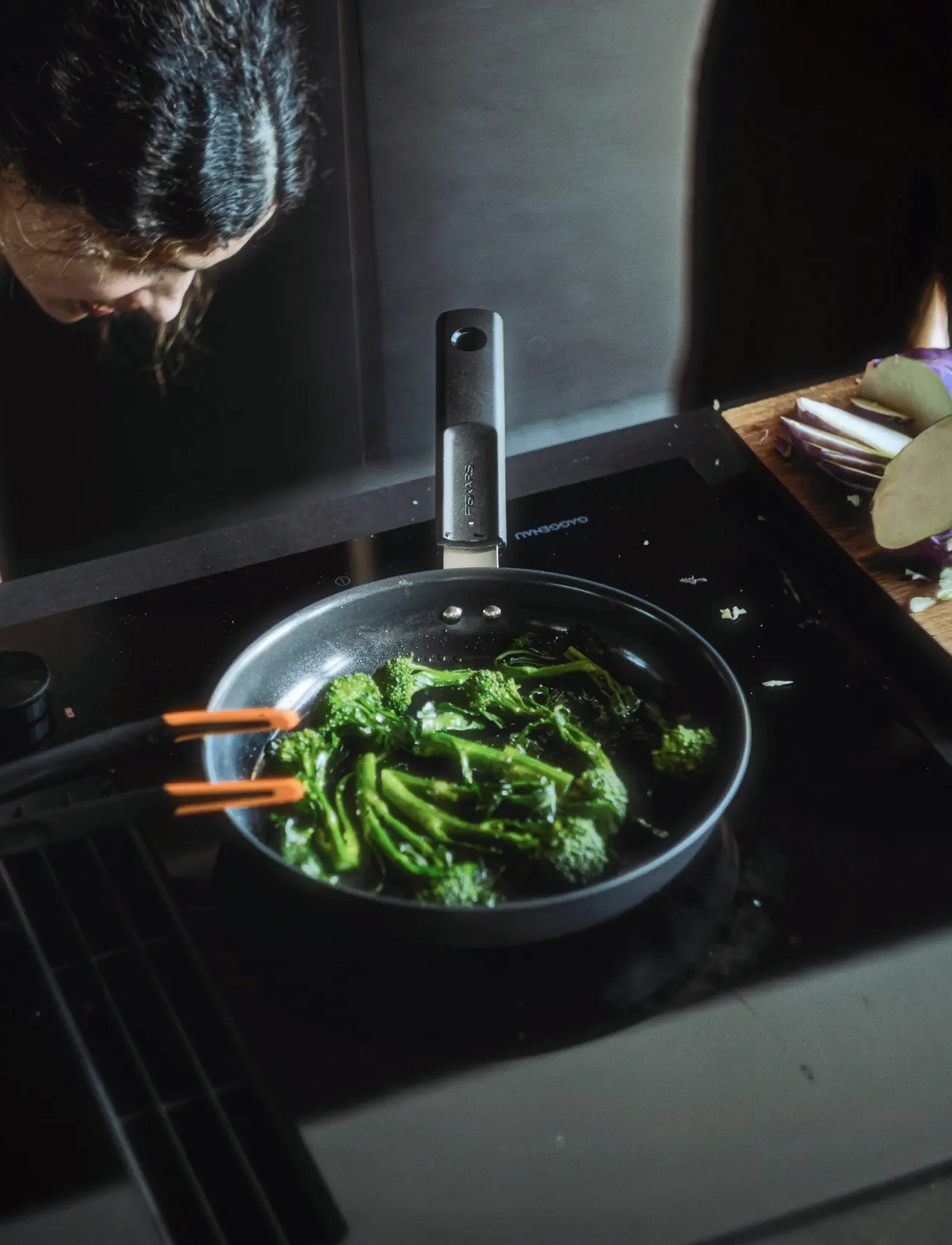 Fiskars Hard Face Frying Pan 24Cm, Ø 24 cm, Pots & Pans, Schwarz - Homeware