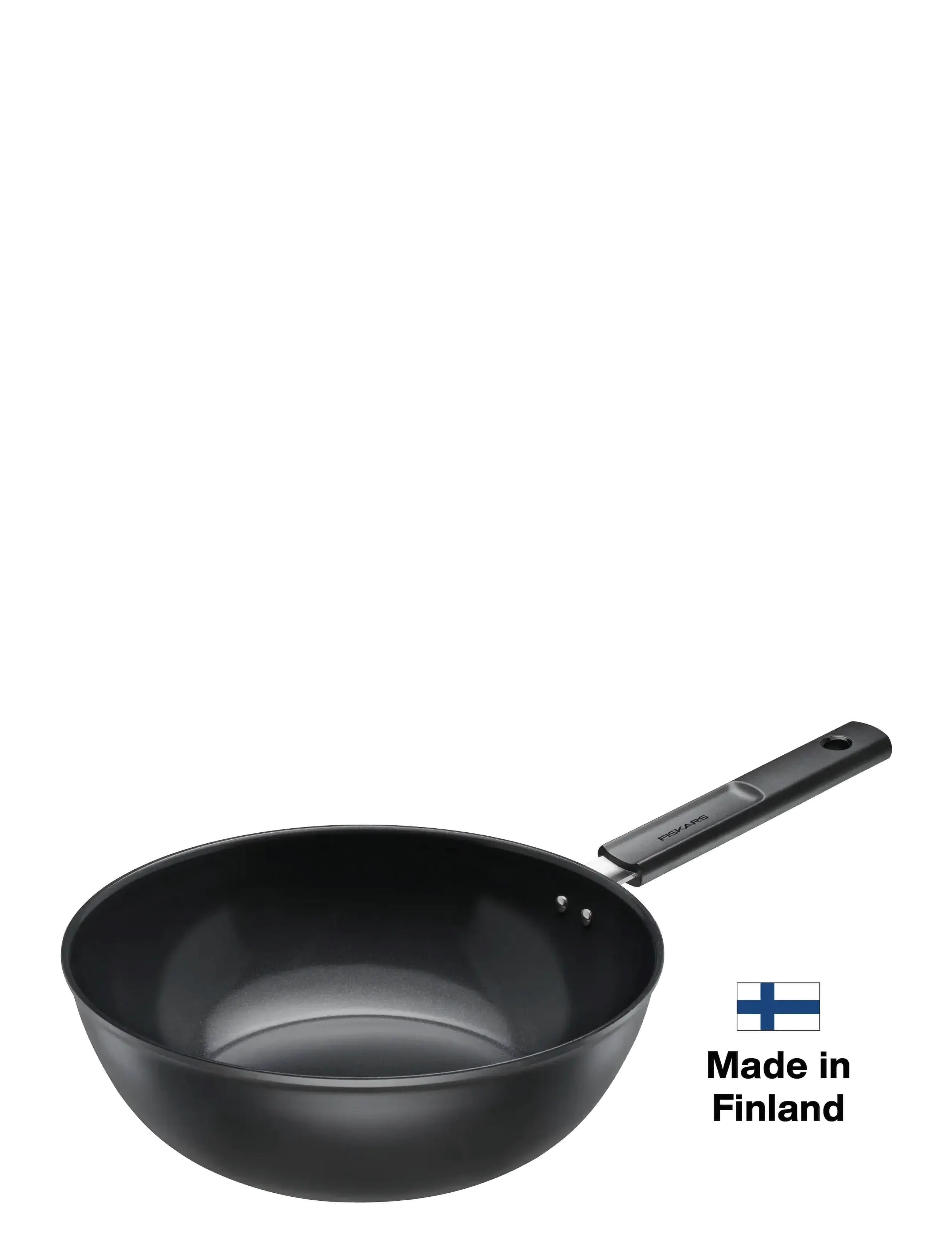 FISKARS Hard Face Wok 28Cm/4,5L Schwarz - 4.5 L - Unisex
