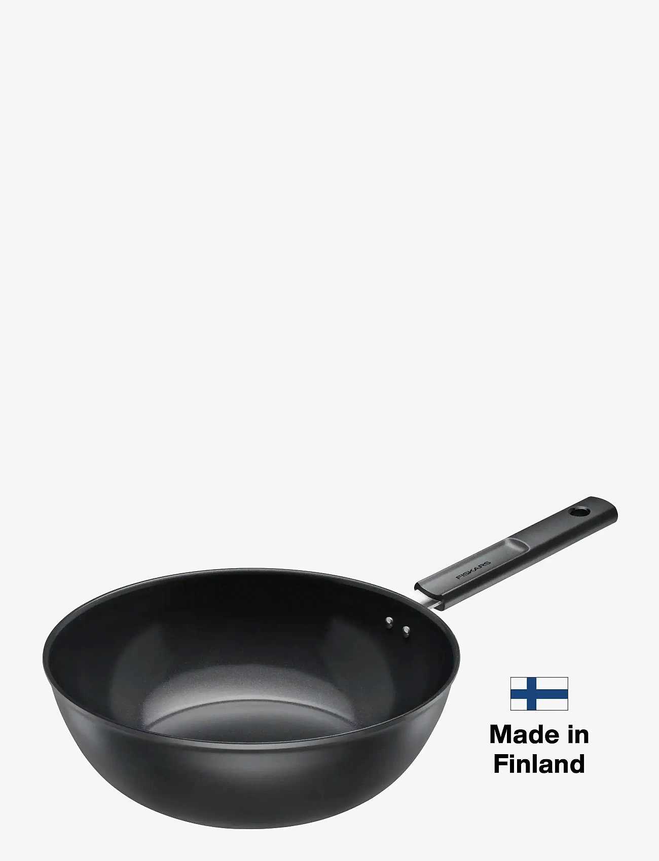Fiskars - Hard Face wok 28cm/4,5L - wokpannor - black - 0