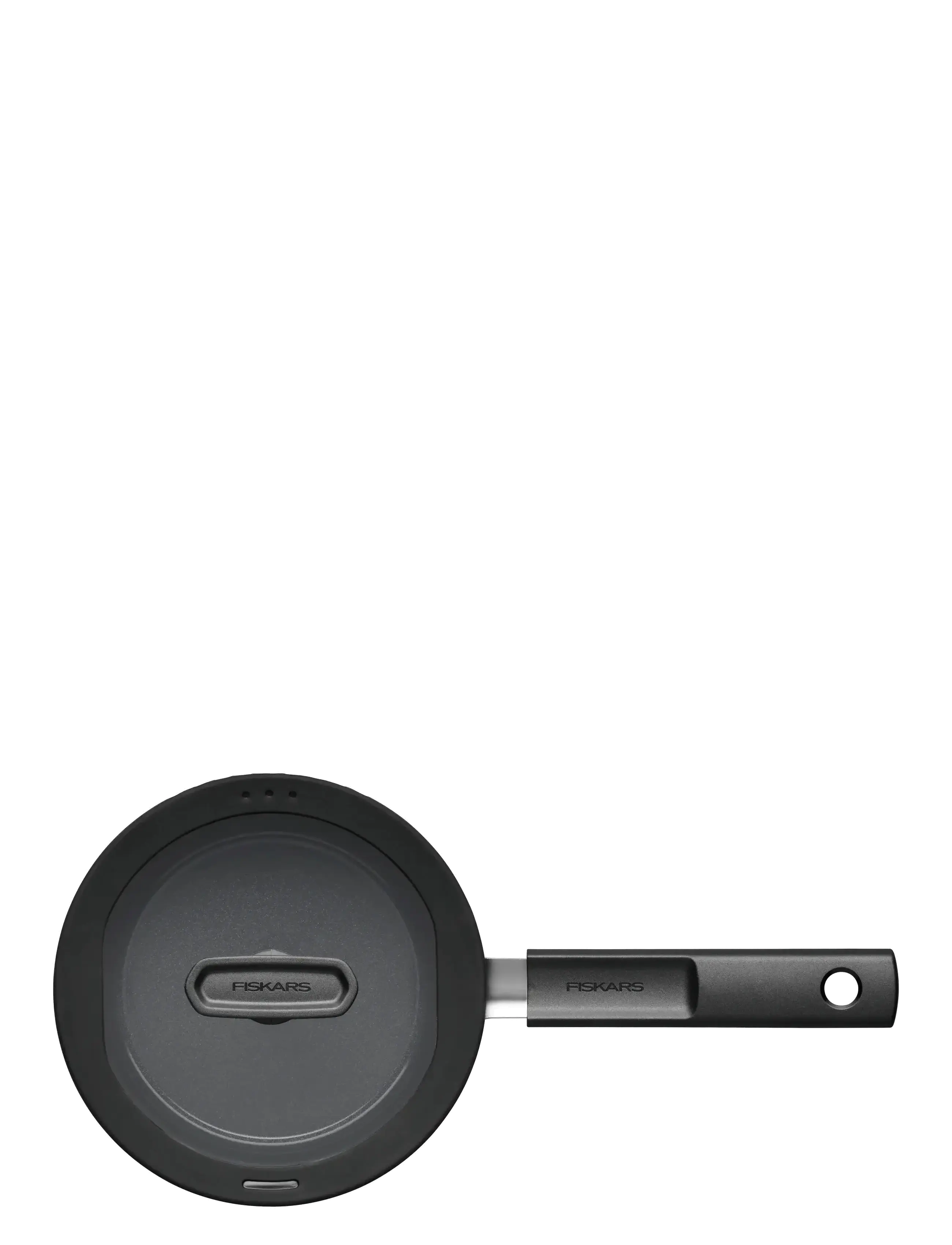 Fiskars - Hard Face saucepan 1,8L w/lid - stoompan inzet en sauteepan - black - 2