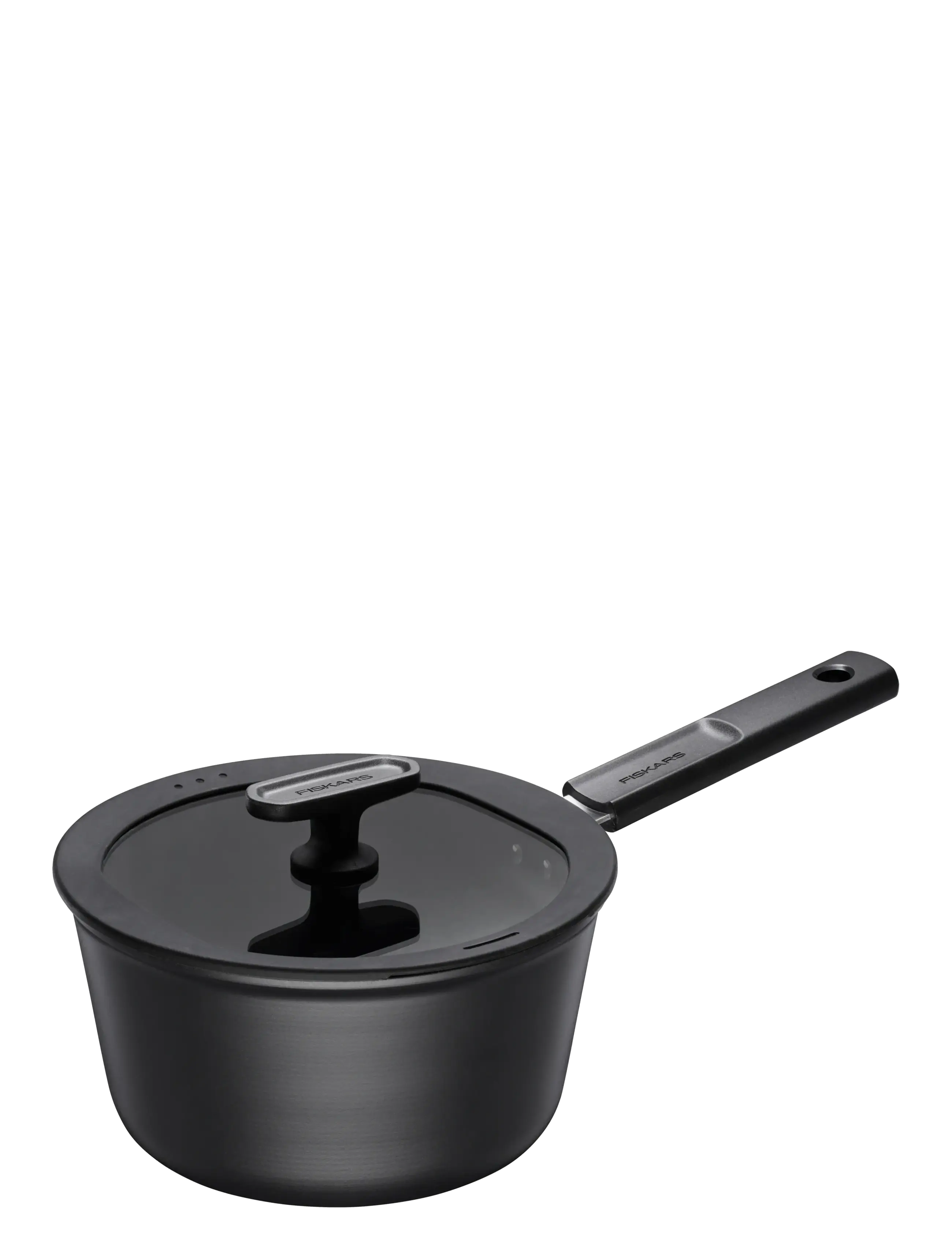 Fiskars - Hard Face saucepan 2,5L w/lid - paistokasarit - black - 2