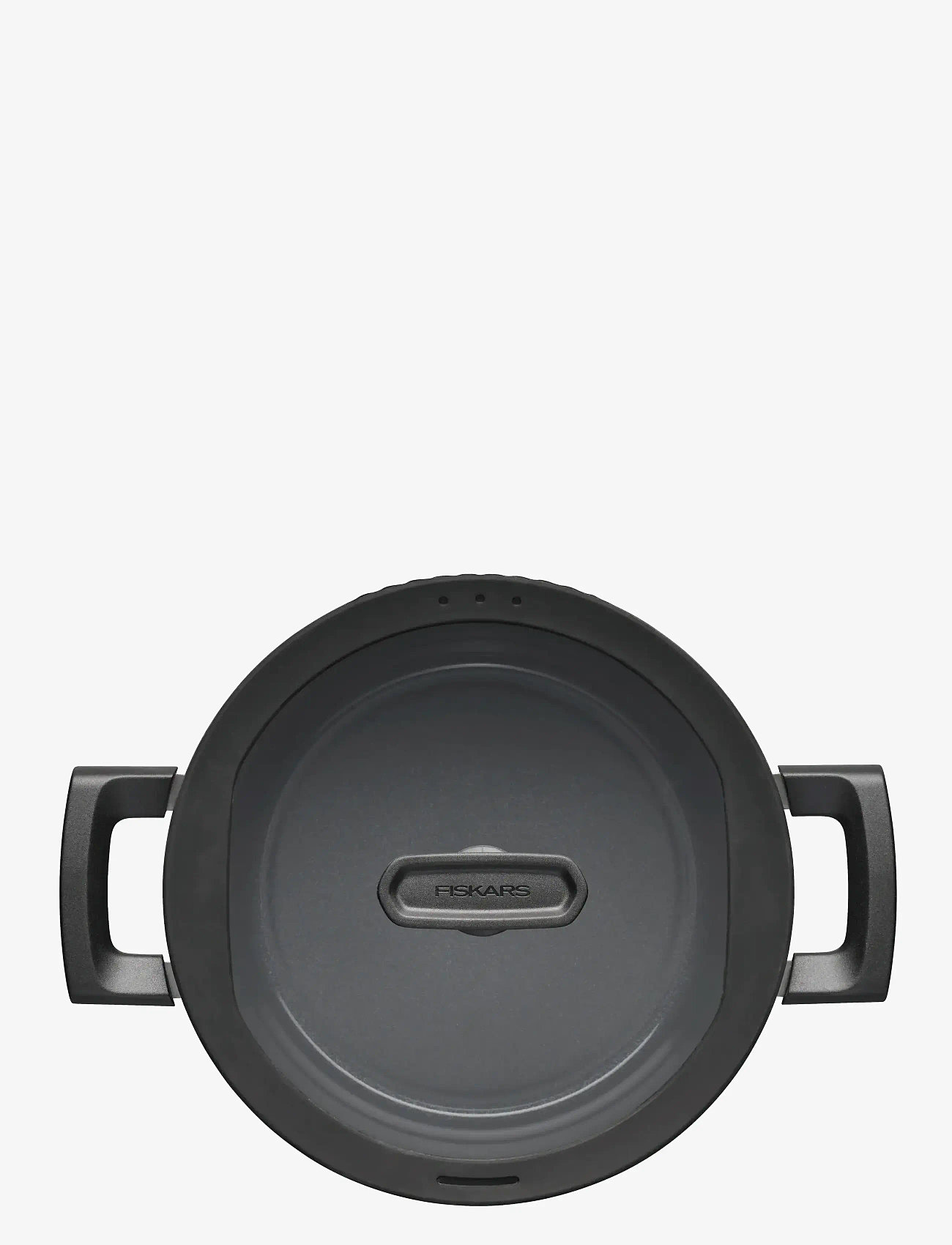 Fiskars - Hard Face casserole 3,5L w/lid - pajad - black - 2