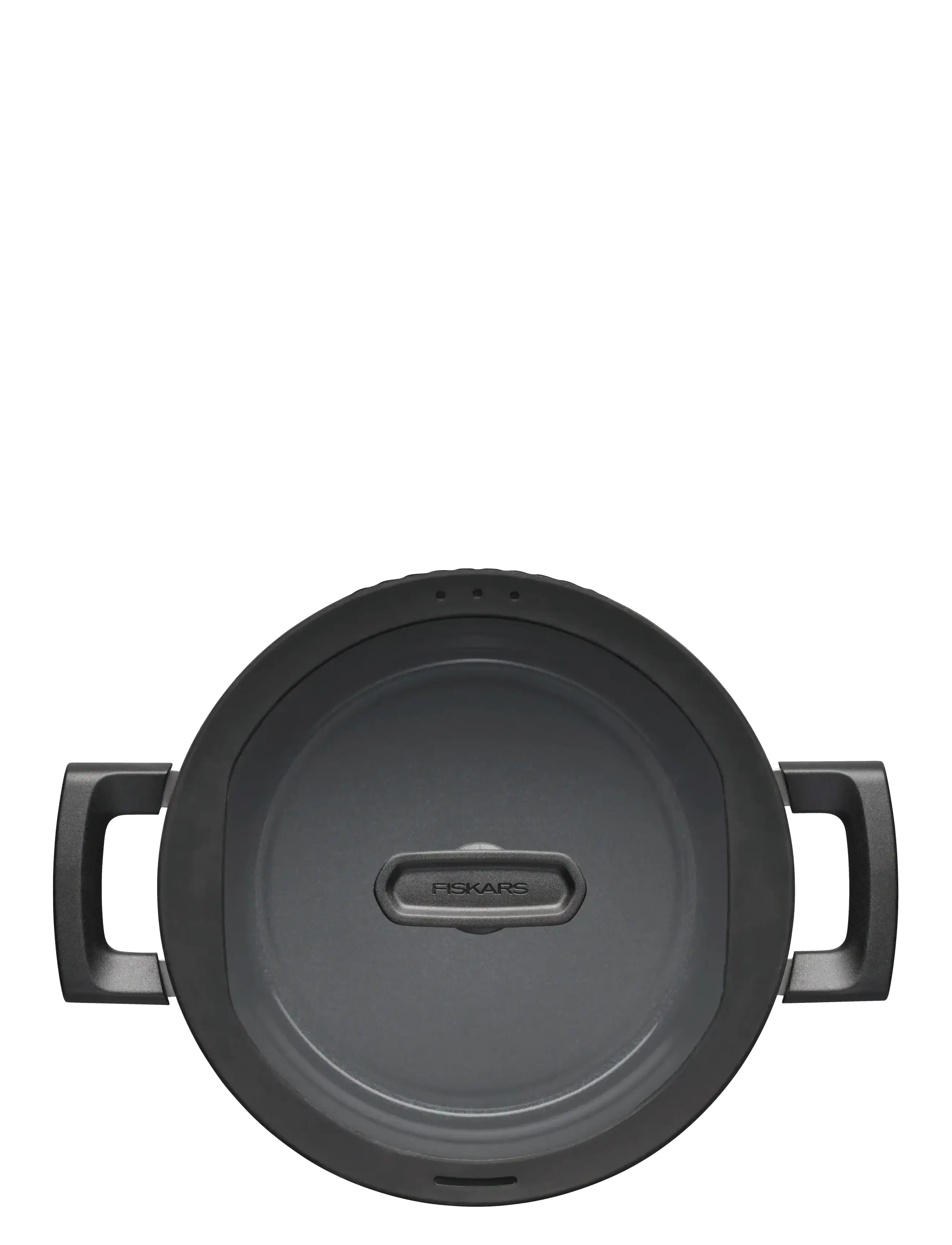 Fiskars - Hard Face casserole 3,5L w/lid - pots - black - 2