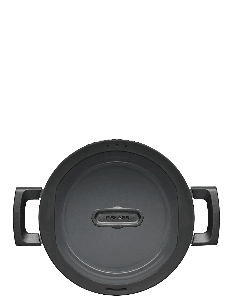 Fiskars - Hard Face casserole 3,5L w/lid - pajad - black - 2