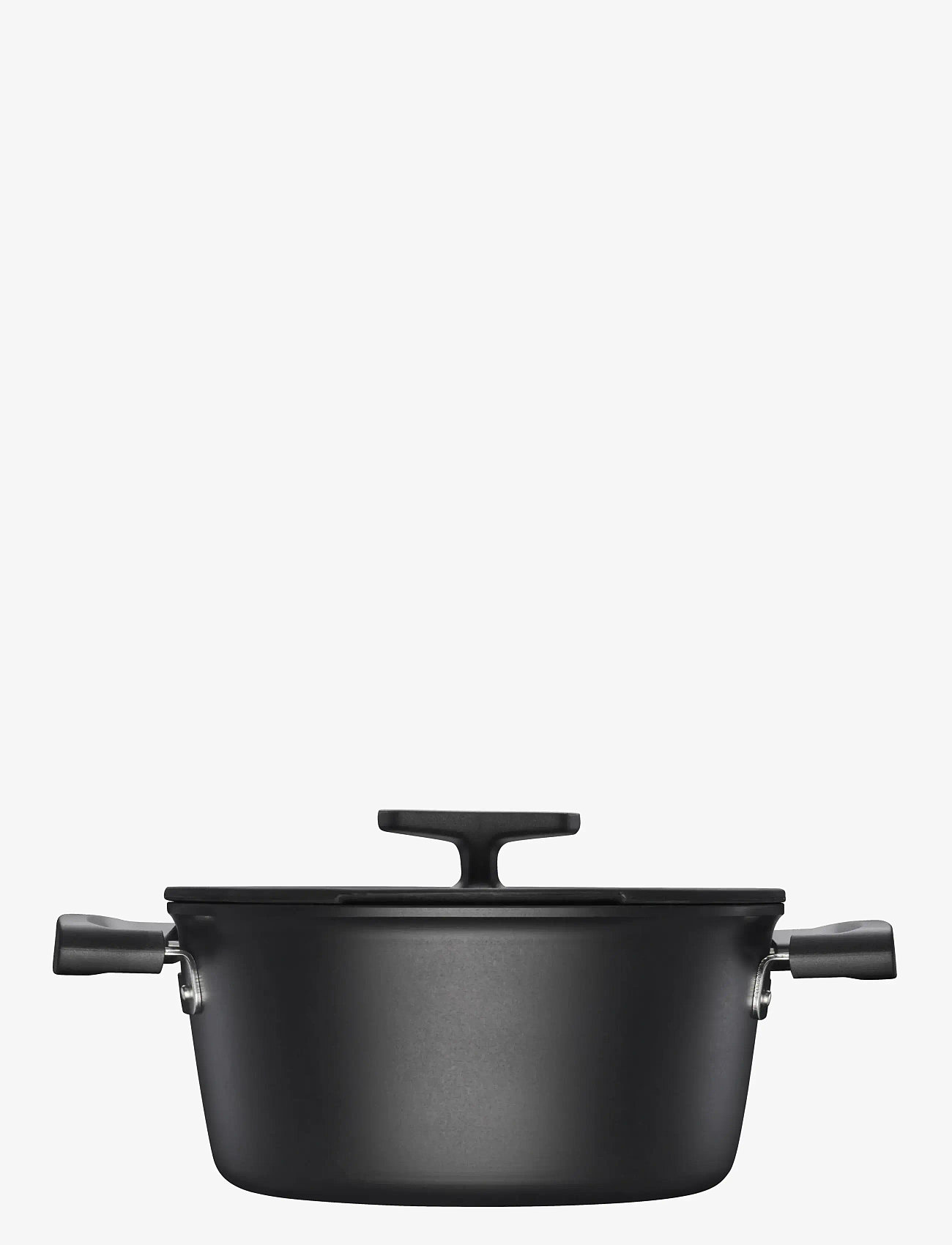 Fiskars - Hard Face casserole 3,5L w/lid - pajad - black - 3