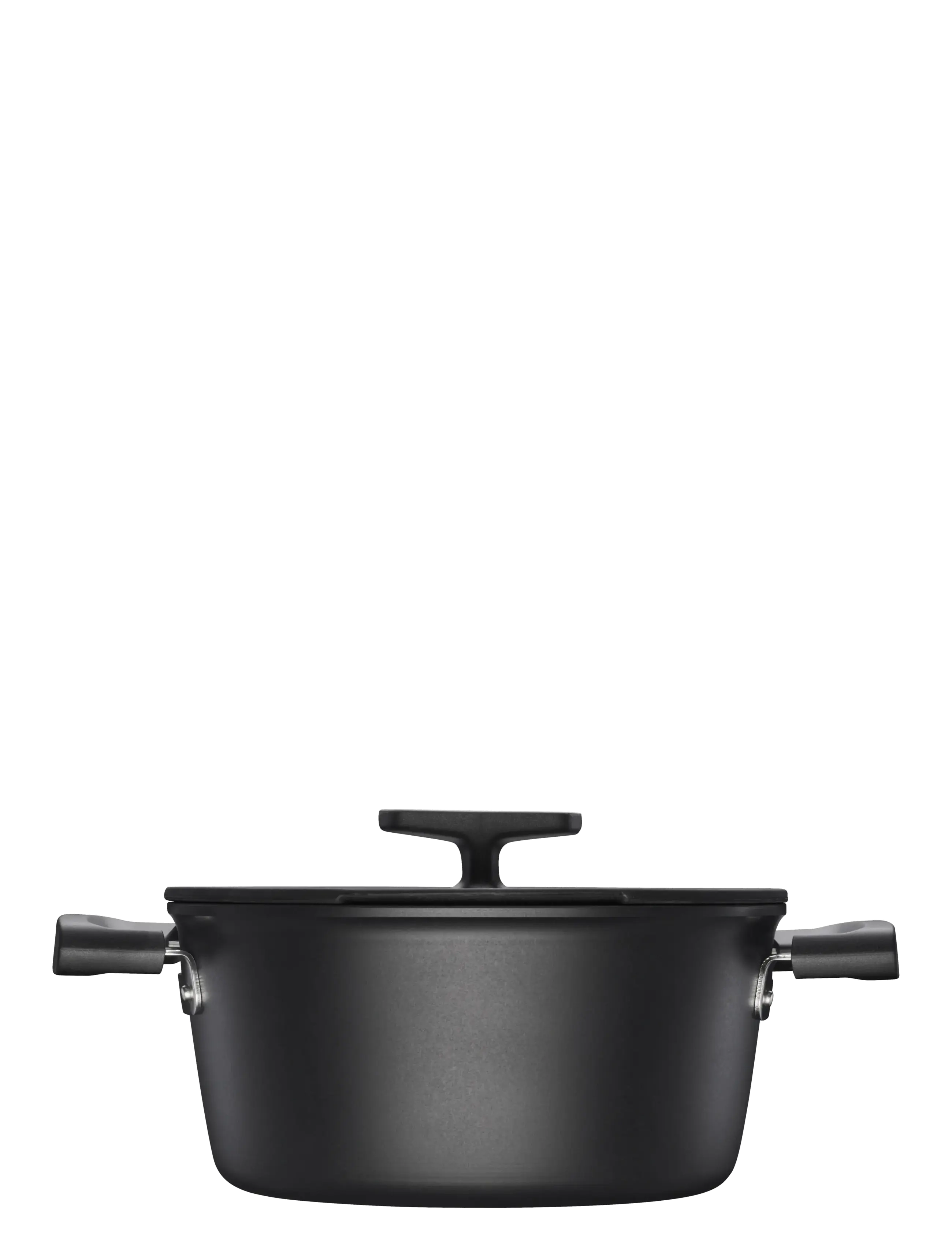 Fiskars - Hard Face casserole 3,5L w/lid - pots - black - 3