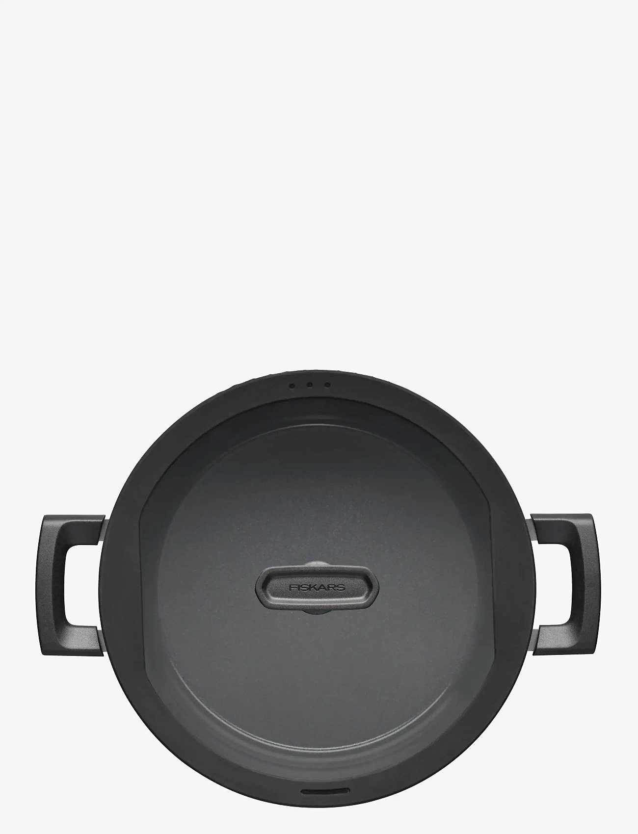 Fiskars - Hard Face casserole 5L w/lid - pajad - black - 2