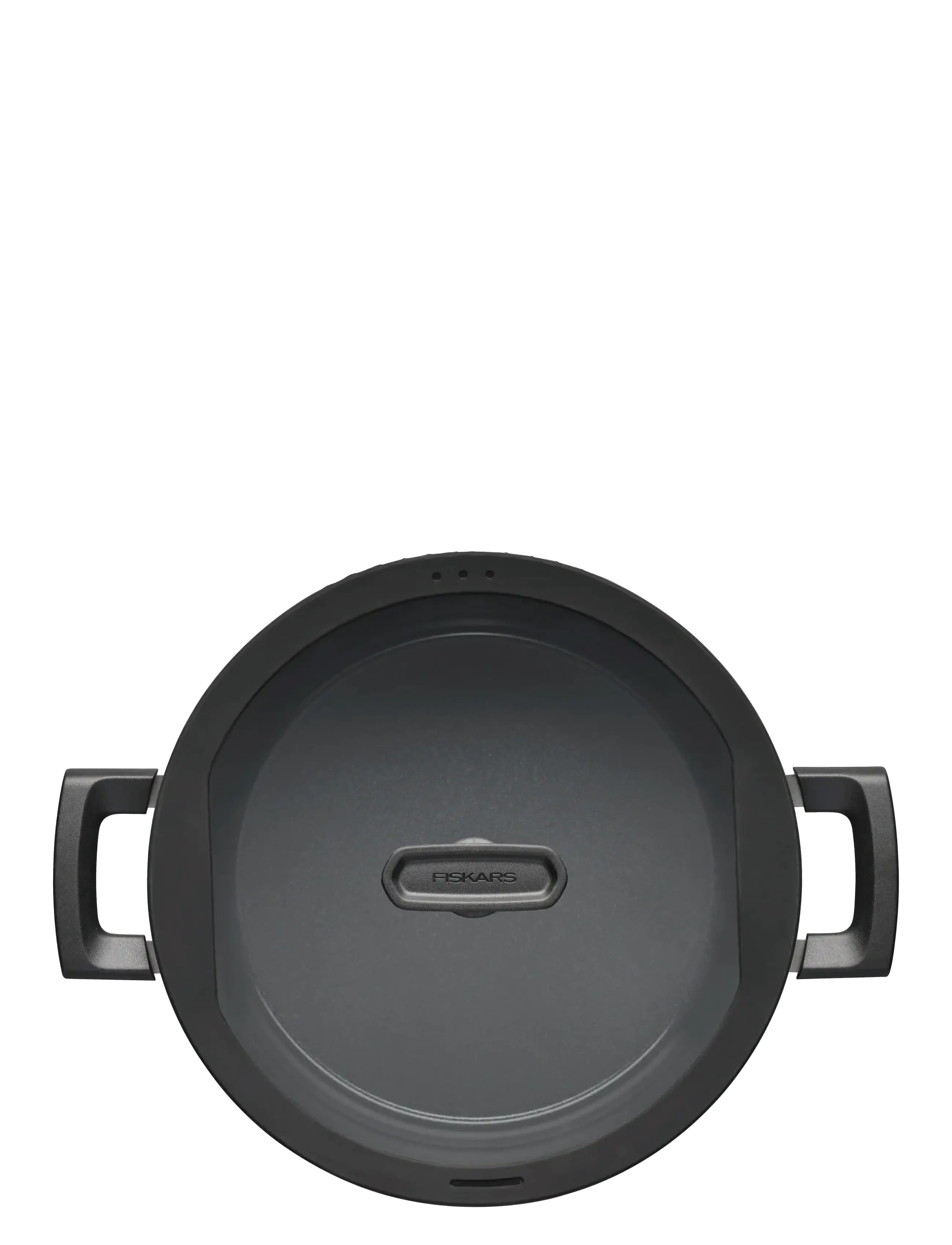Fiskars - Hard Face casserole 5L w/lid - pots - black - 2