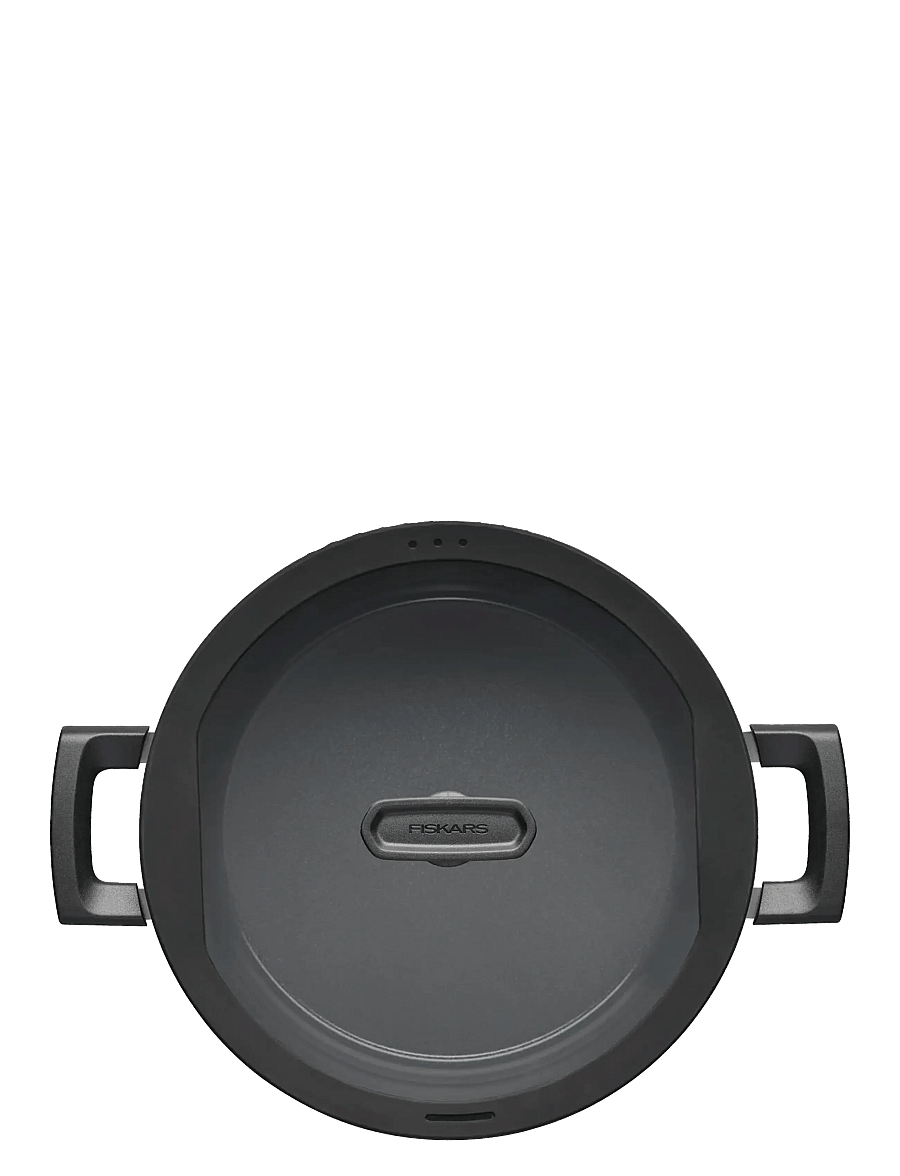 Fiskars - Hard Face casserole 5L w/lid - auflaufformen - black - 2