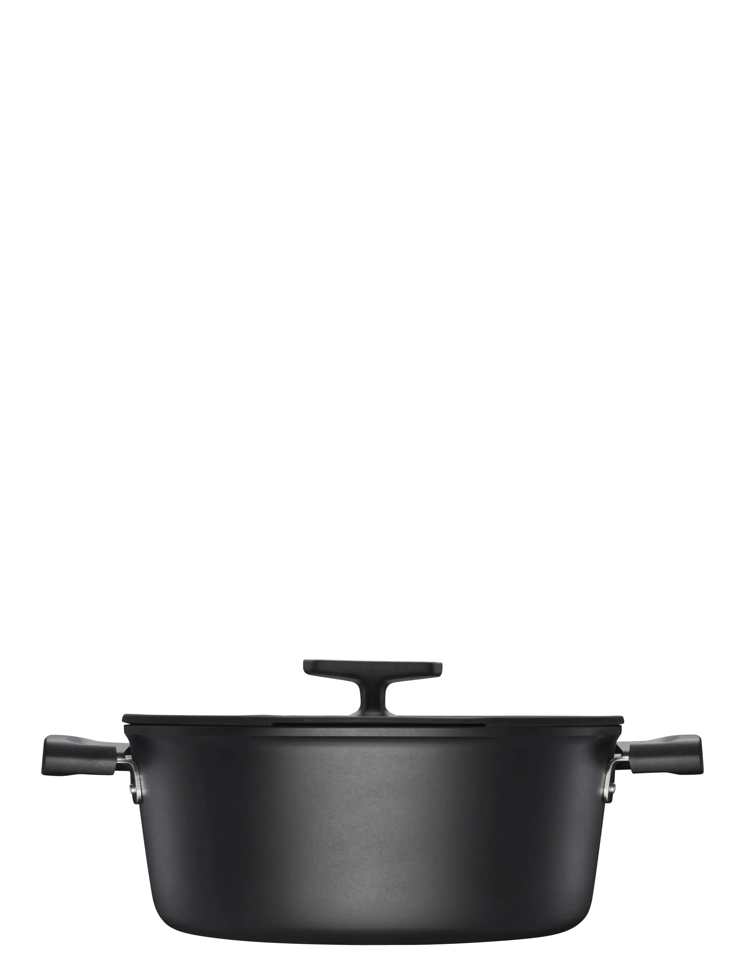 Fiskars - Hard Face casserole 5L w/lid - pots - black - 3