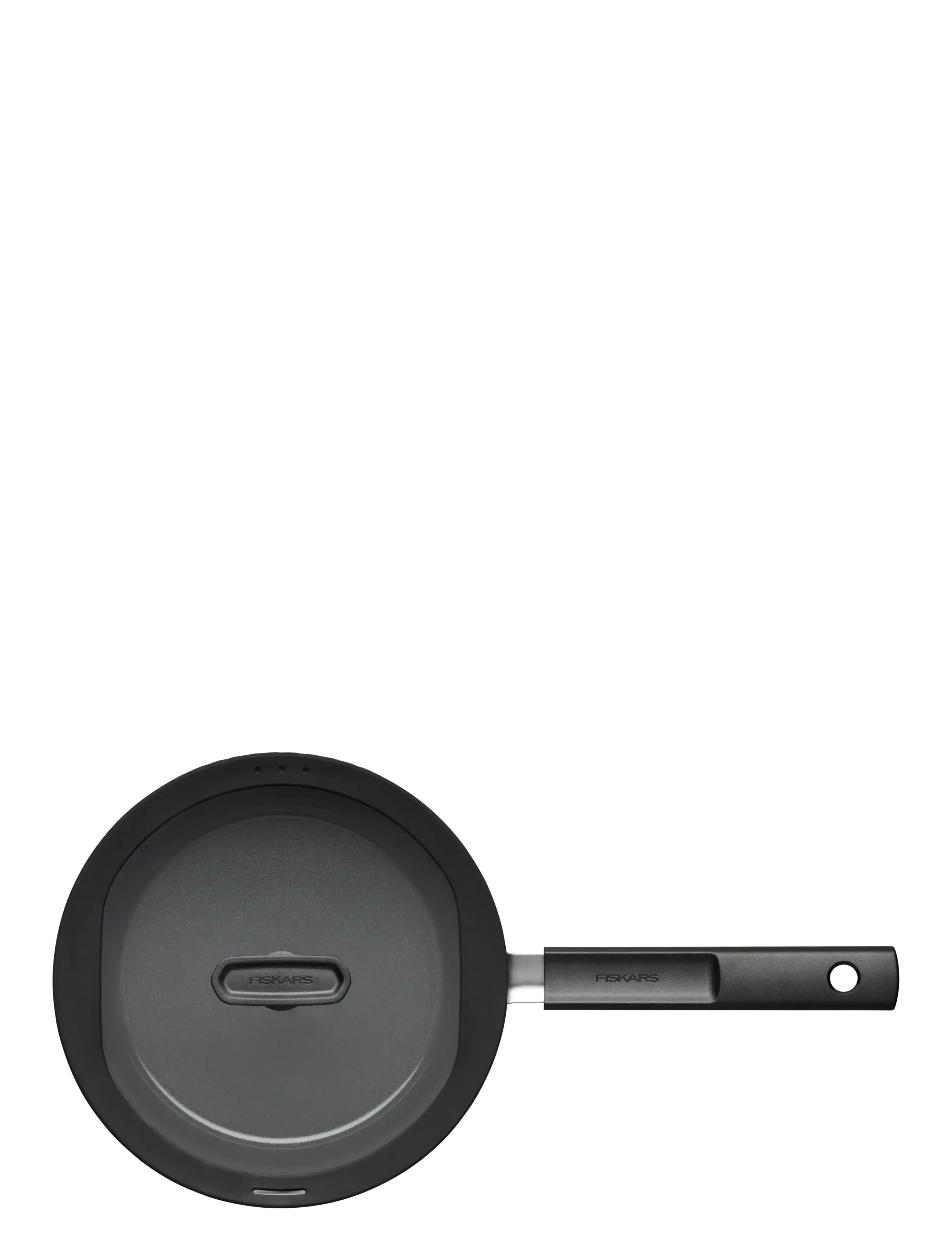Fiskars - Hard Face sauté pan 24cm w/lid - saucier & sauté pans - black - 1