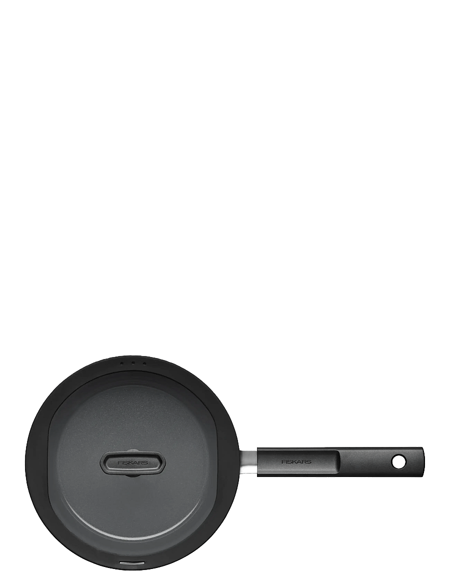 Fiskars - Hard Face sauté pan 24cm w/lid - paistokasarit - black - 1