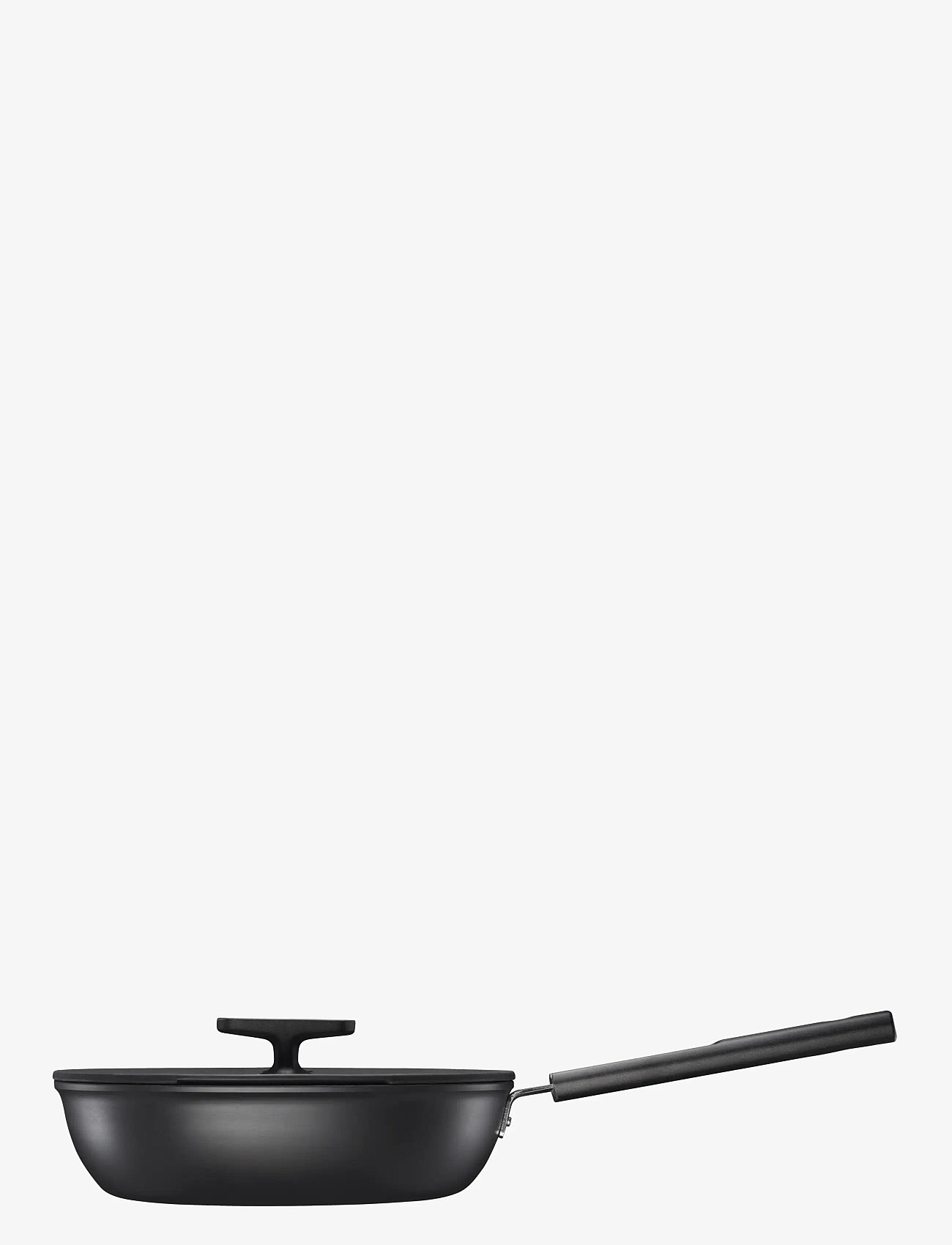 Fiskars - Hard Face sauté pan 24cm w/lid - schmorpfannen & sauteusen - black - 4