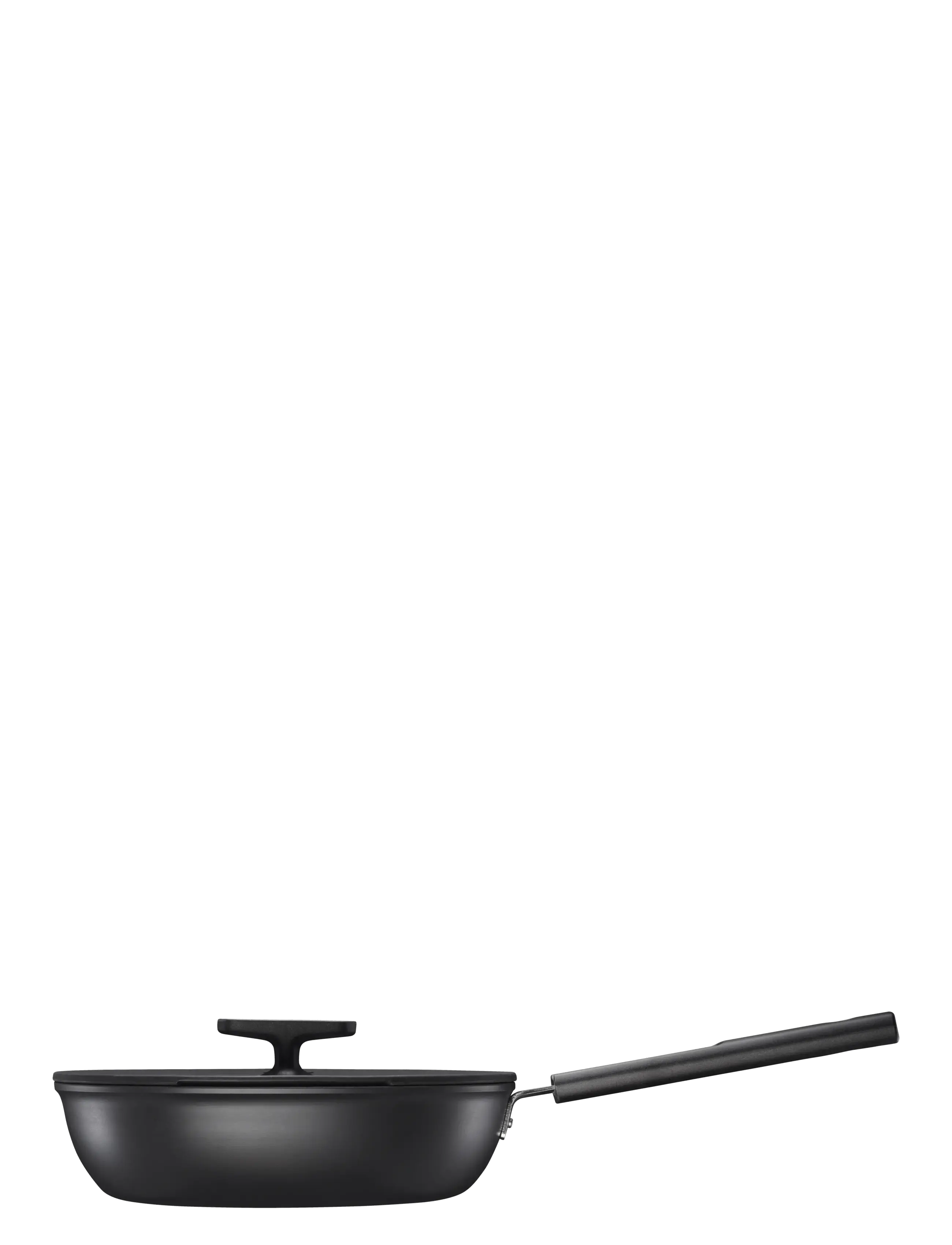 Fiskars - Hard Face sauté pan 24cm w/lid - saucier & sauté pans - black - 4
