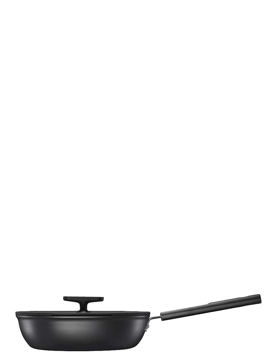 Fiskars - Hard Face sauté pan 24cm w/lid - paistokasarit - black - 4