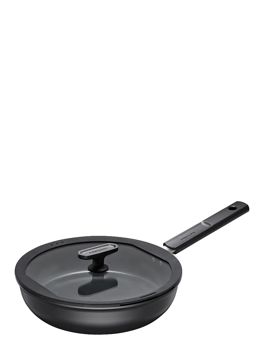 Fiskars - Hard Face sauté pan 26cm w/lid - black - 1