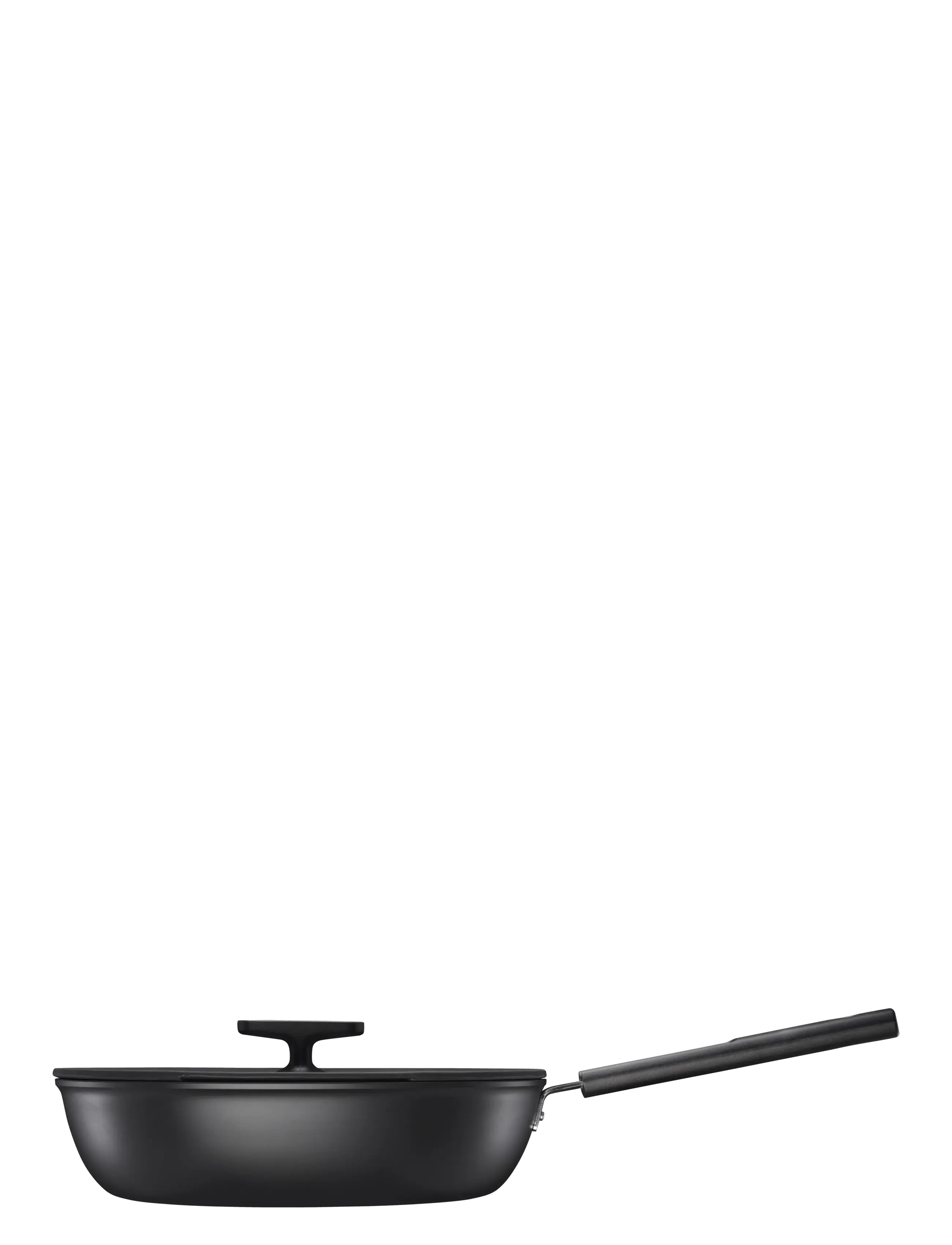 Fiskars Hard Face sauté pan 28cm w/lid - Isadepäev - BLACK / black