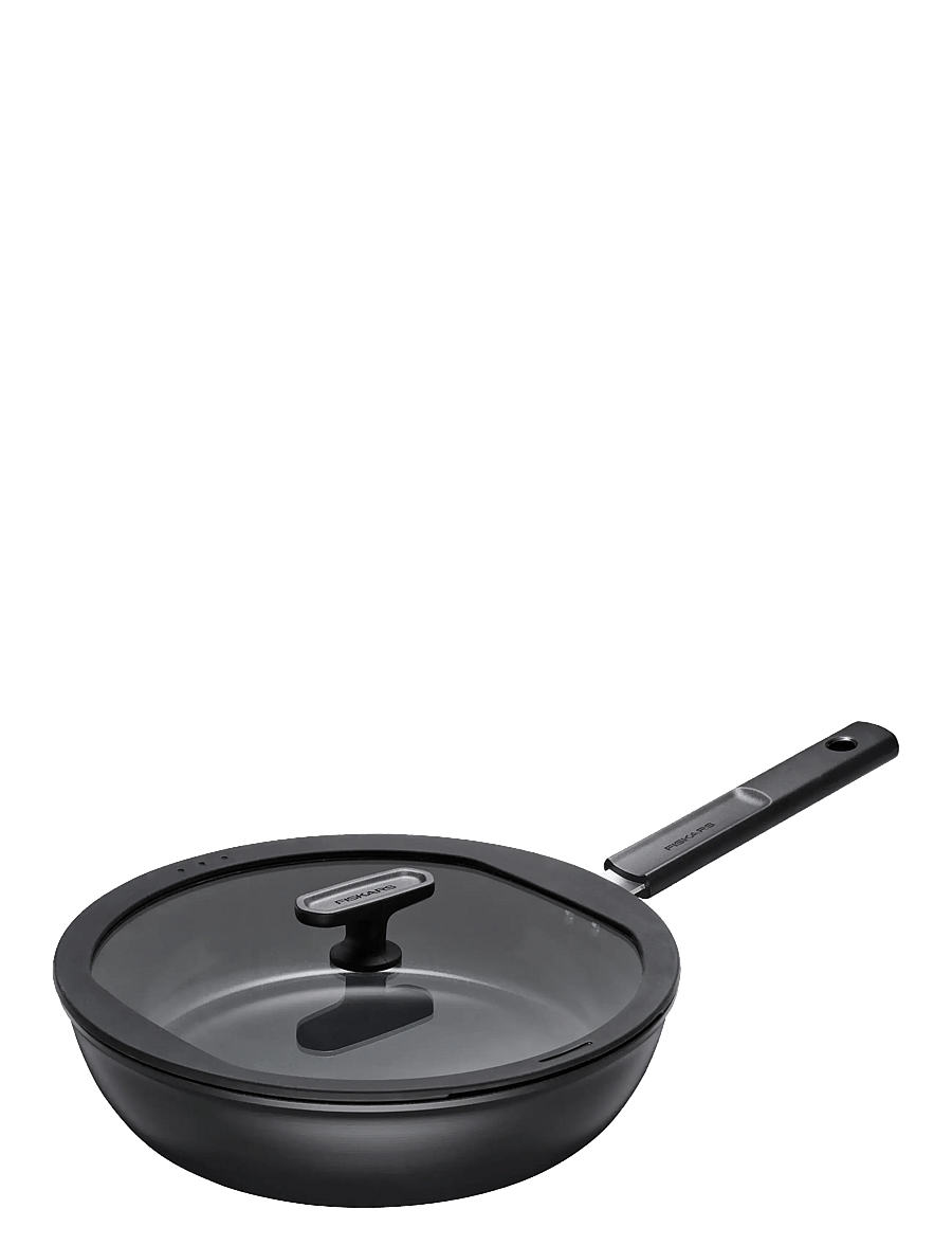 Fiskars - Hard Face sauté pan 28cm w/lid - black - 2