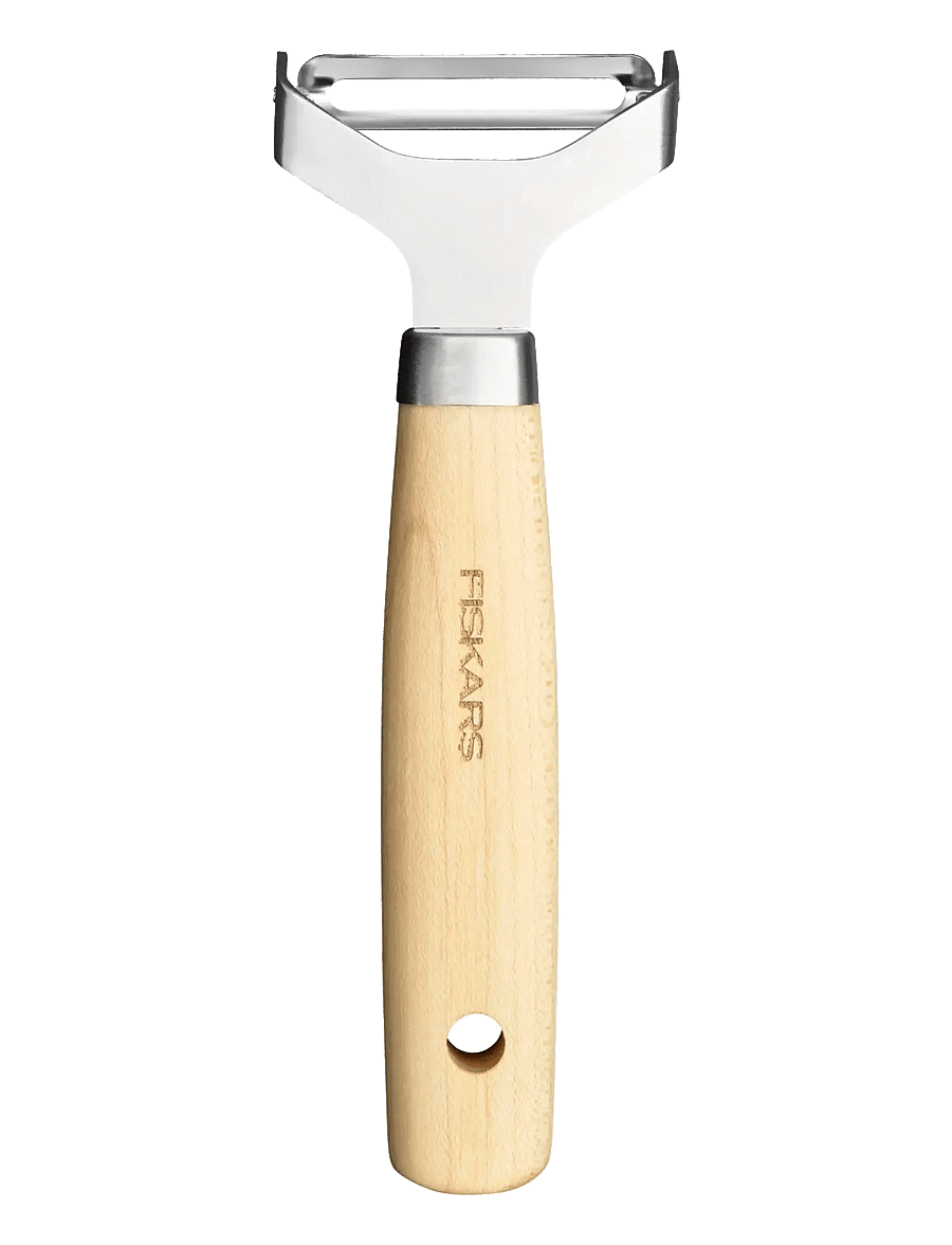 Fiskars - Folken Y-peeler swivel blade FSC - kartoffelschäler - wood - 0