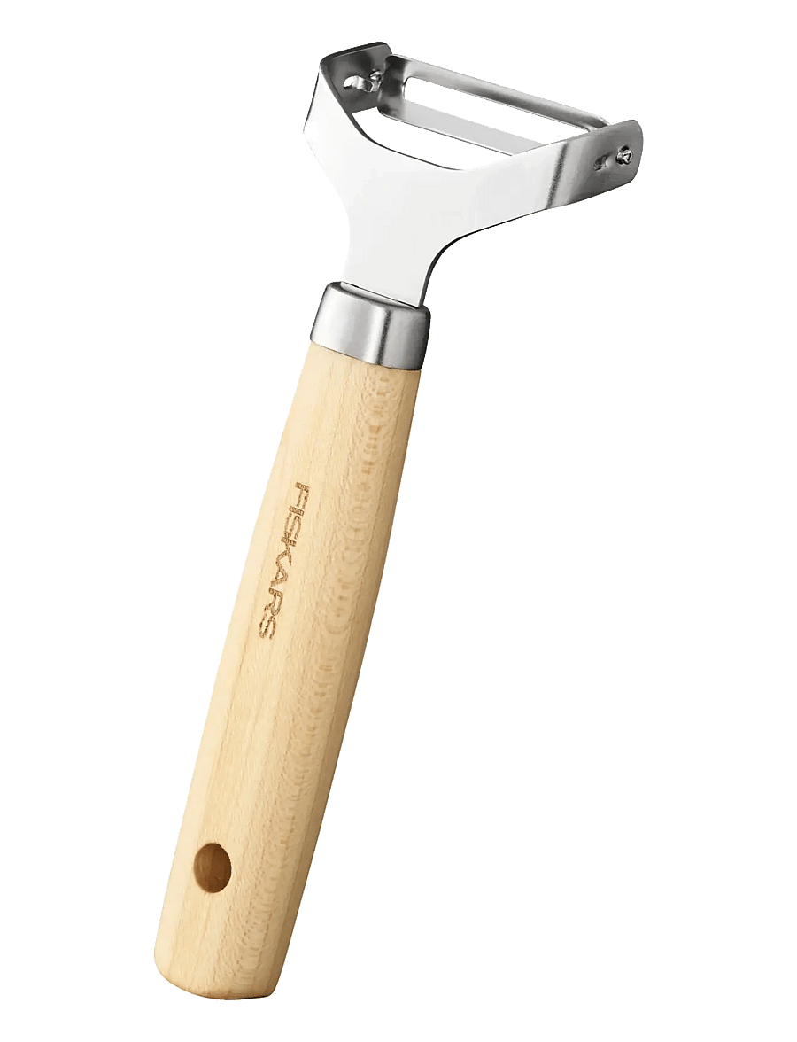 Fiskars - Folken Y-peeler swivel blade FSC - kartoffelschäler - wood - 1