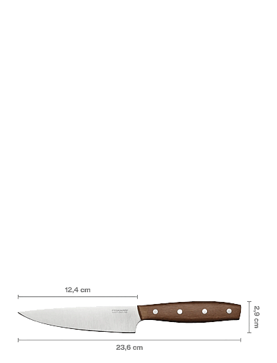 Fiskars Folken Small Cook's knife 12cm FSC - Couteaux de cuisine et accessoires pour couteaux - WOOD/SILVER / natural