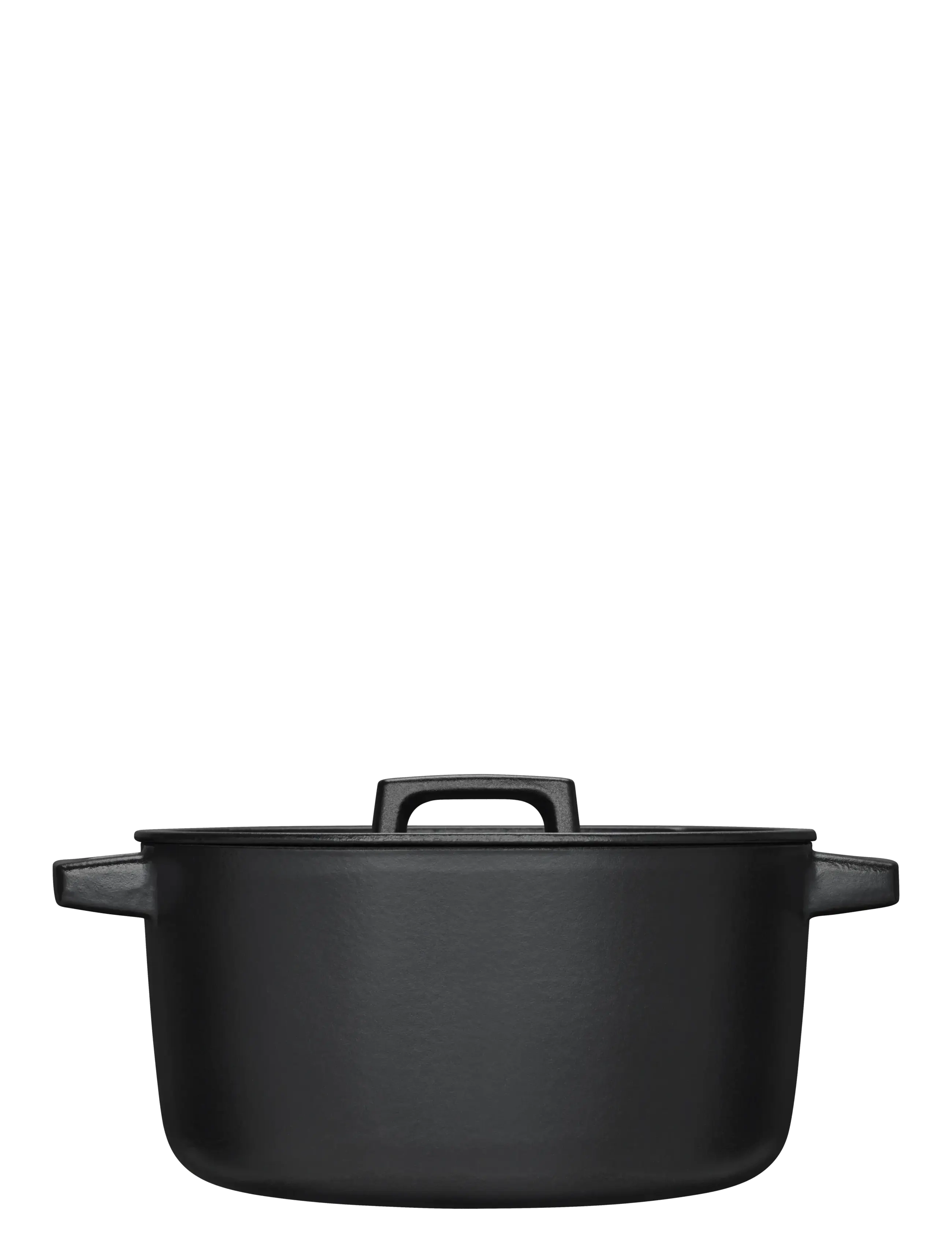 Fiskars - Folken Casserole w/lid 4L - black - 1