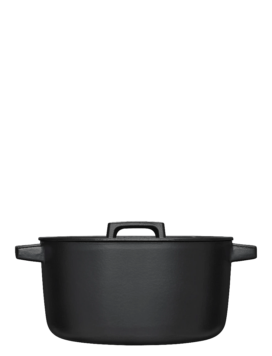 Fiskars - Folken Casserole w/lid 4L - black - 1