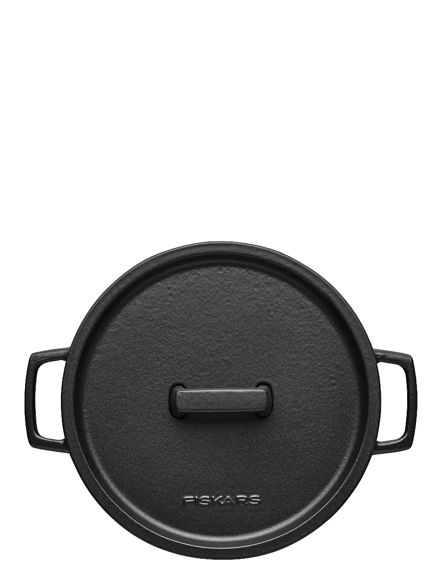 Fiskars - Folken Casserole w/lid 4L - black - 2