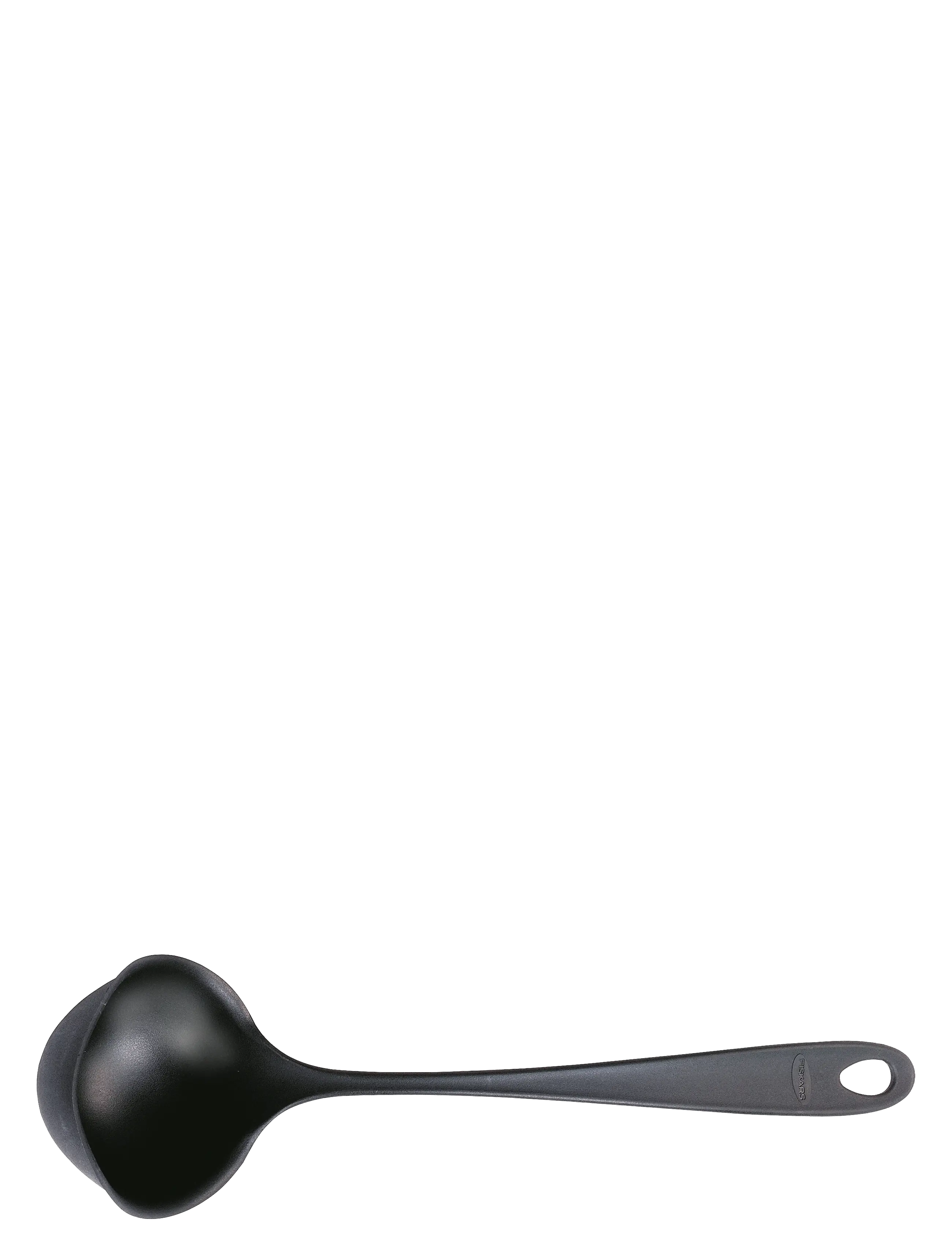 Fiskars Essential Non-Drip Soup Ladle New, 28 cm, Kitchen Tools, Schwarz - Spoons & Ladels, Homeware